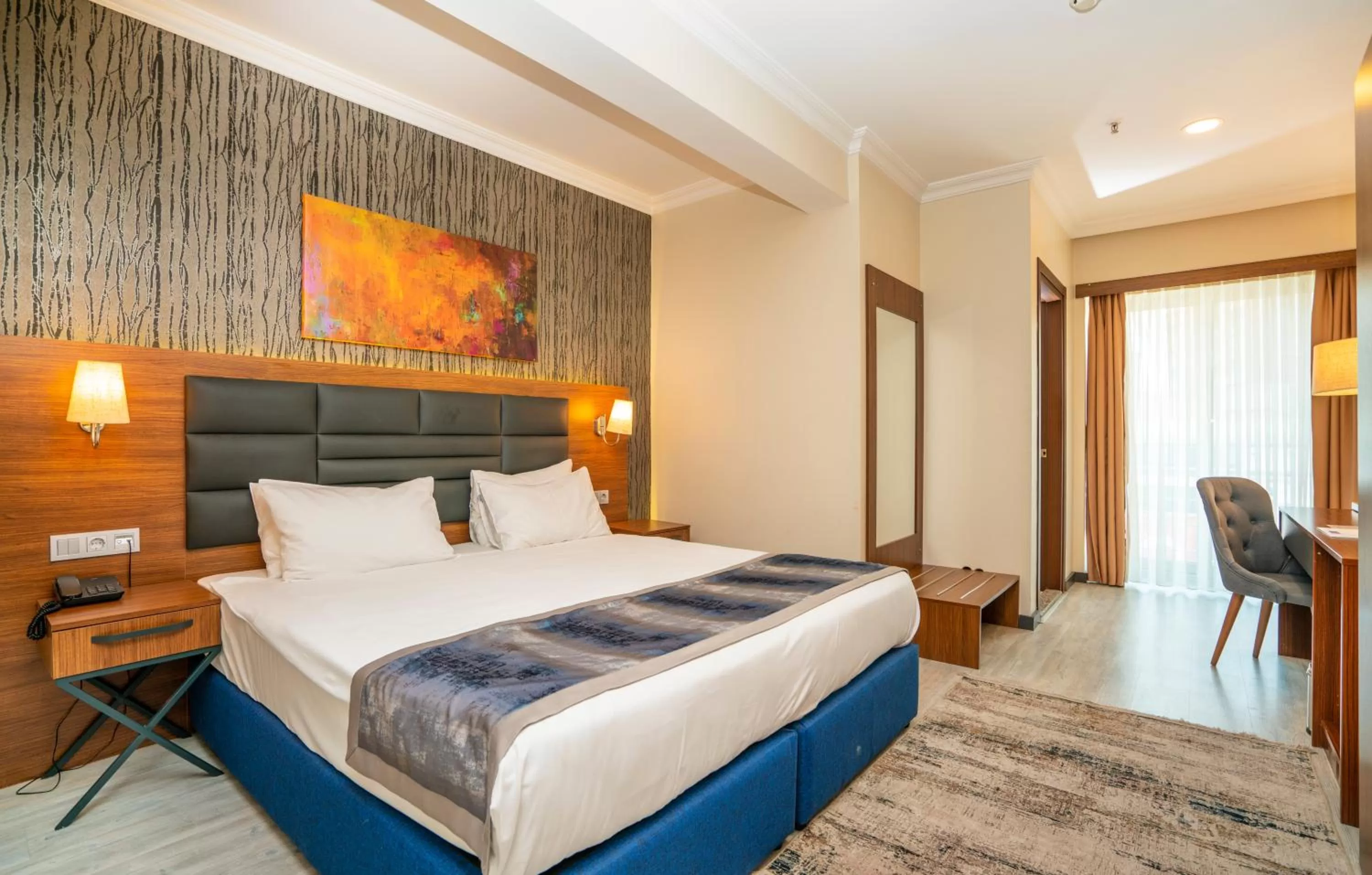 Bed in The Bostancı Otel