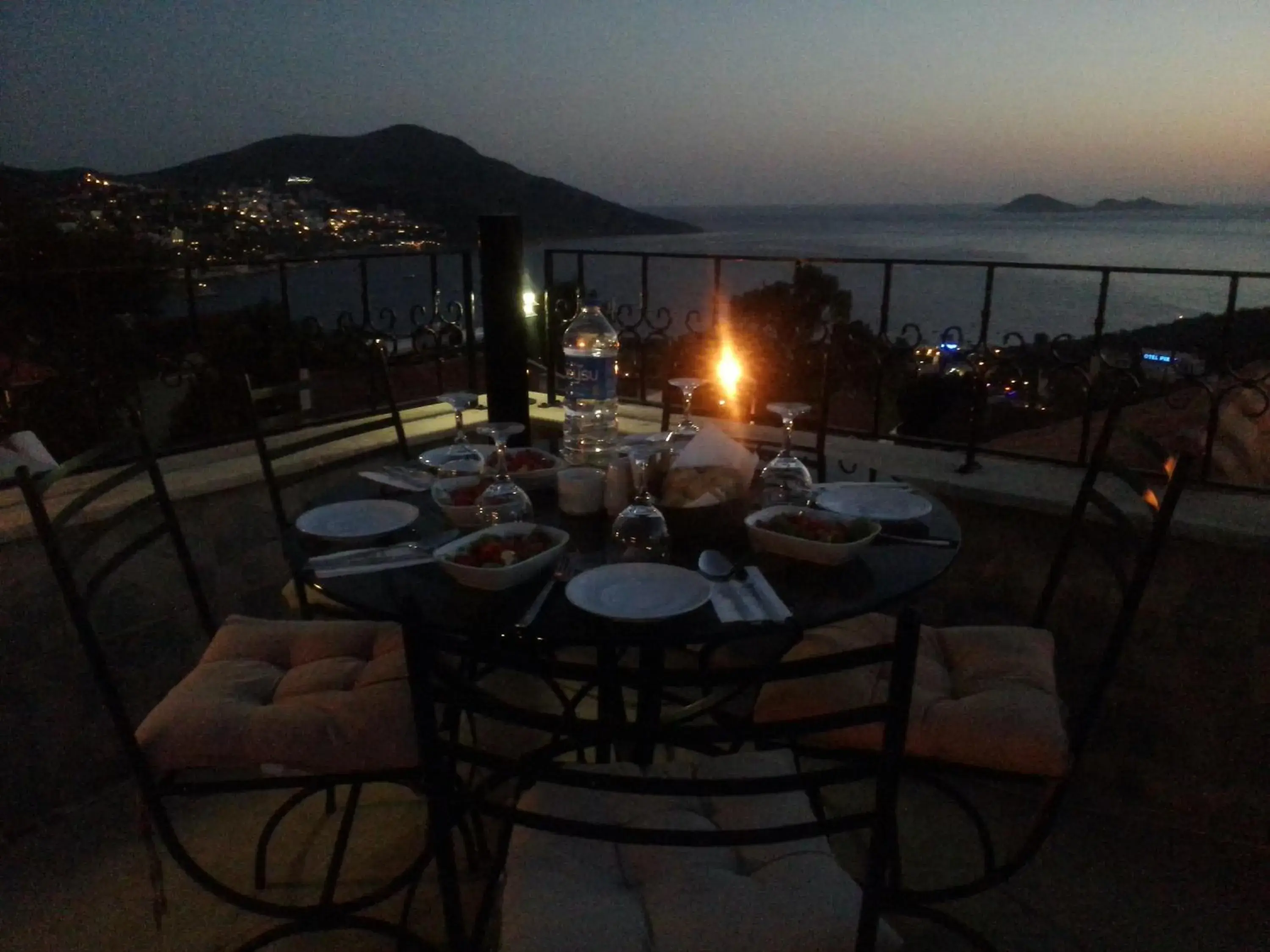 Balcony/Terrace, Restaurant/Places to Eat in Enda Boutique Hotel Kalkan