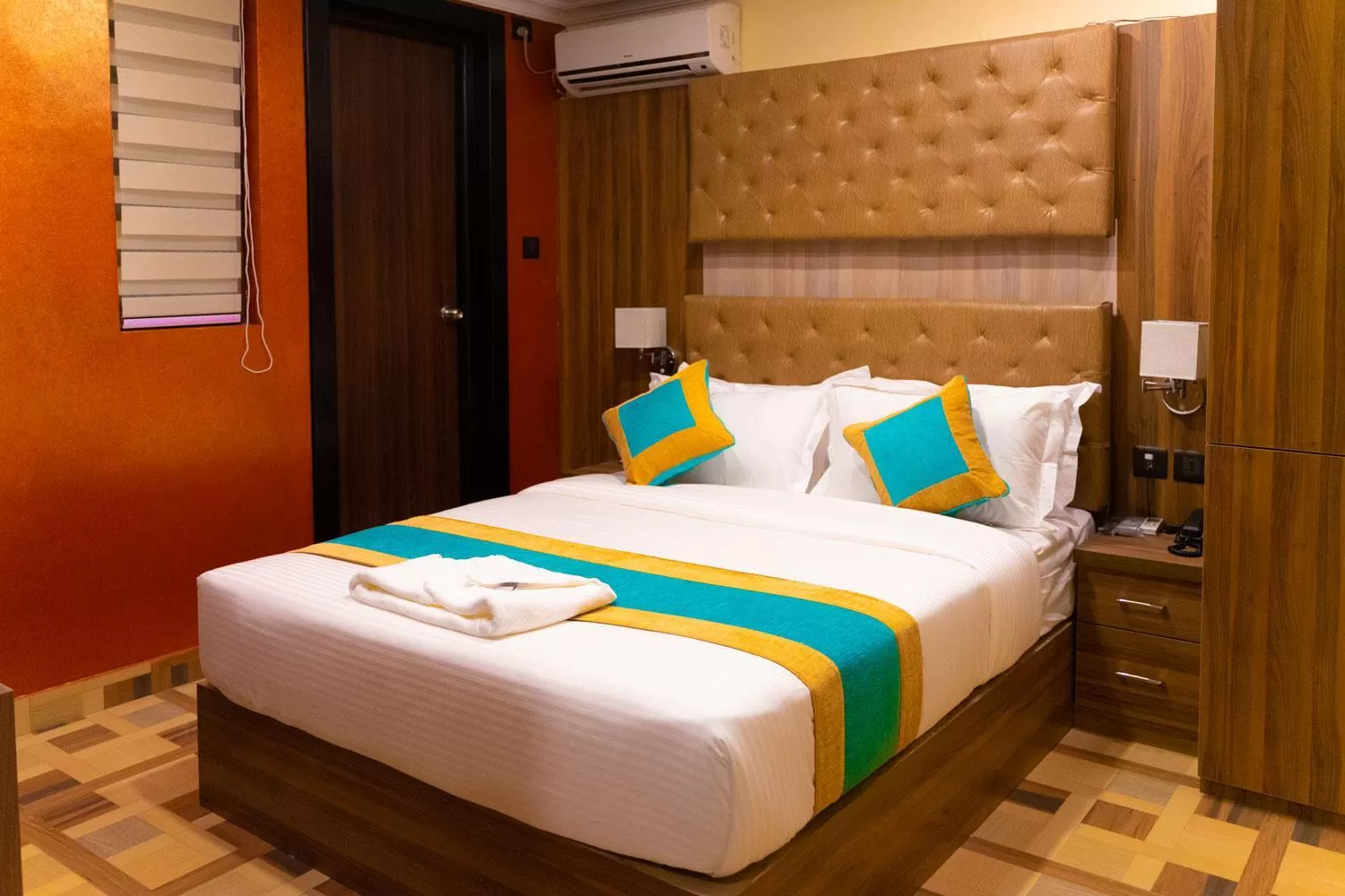 Bed in Grand Yak Boutique Hotel