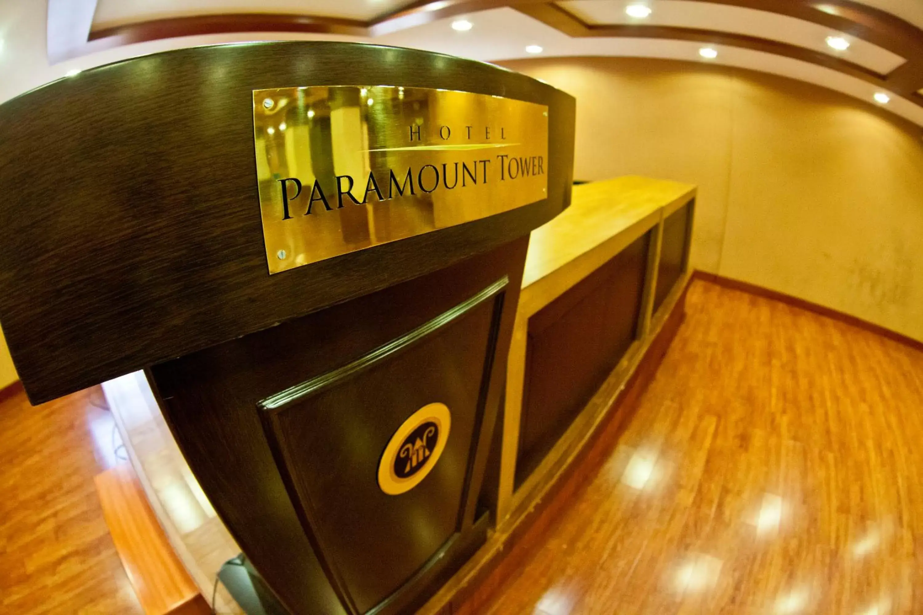 Lobby or reception, Property Logo/Sign in Paramount Tower
