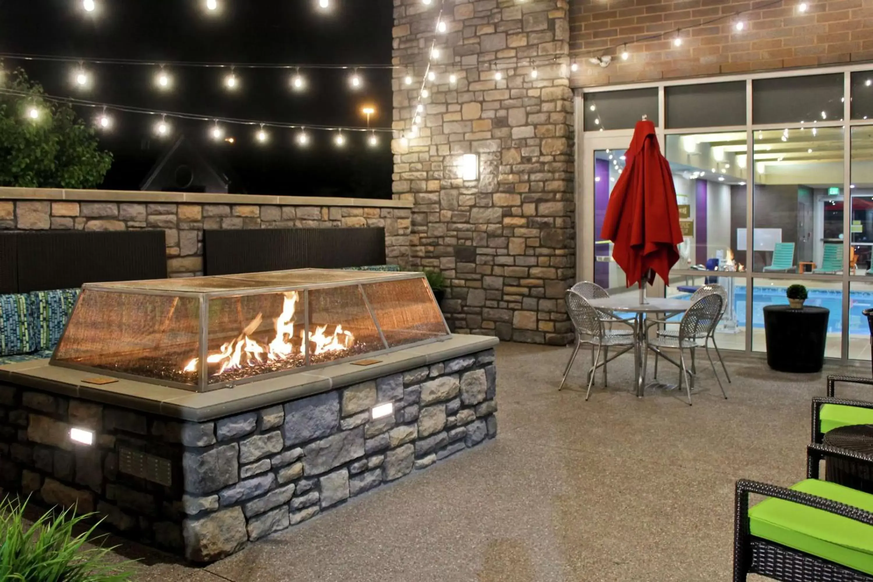 Patio in Home2 Suites by Hilton Stow Akron