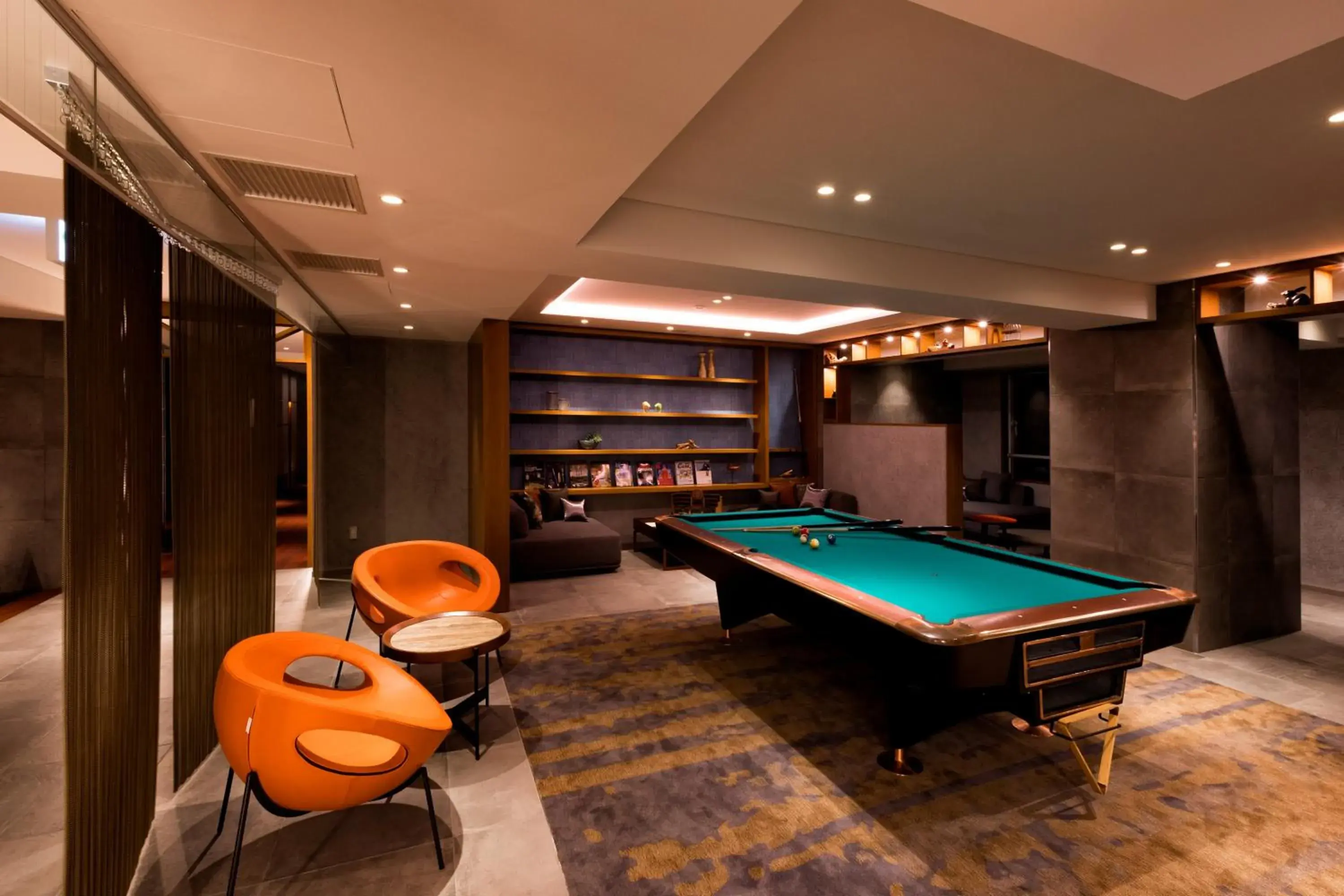 Communal lounge/ TV room, Billiards in Kitayuzawa Mori no Soraniwa
