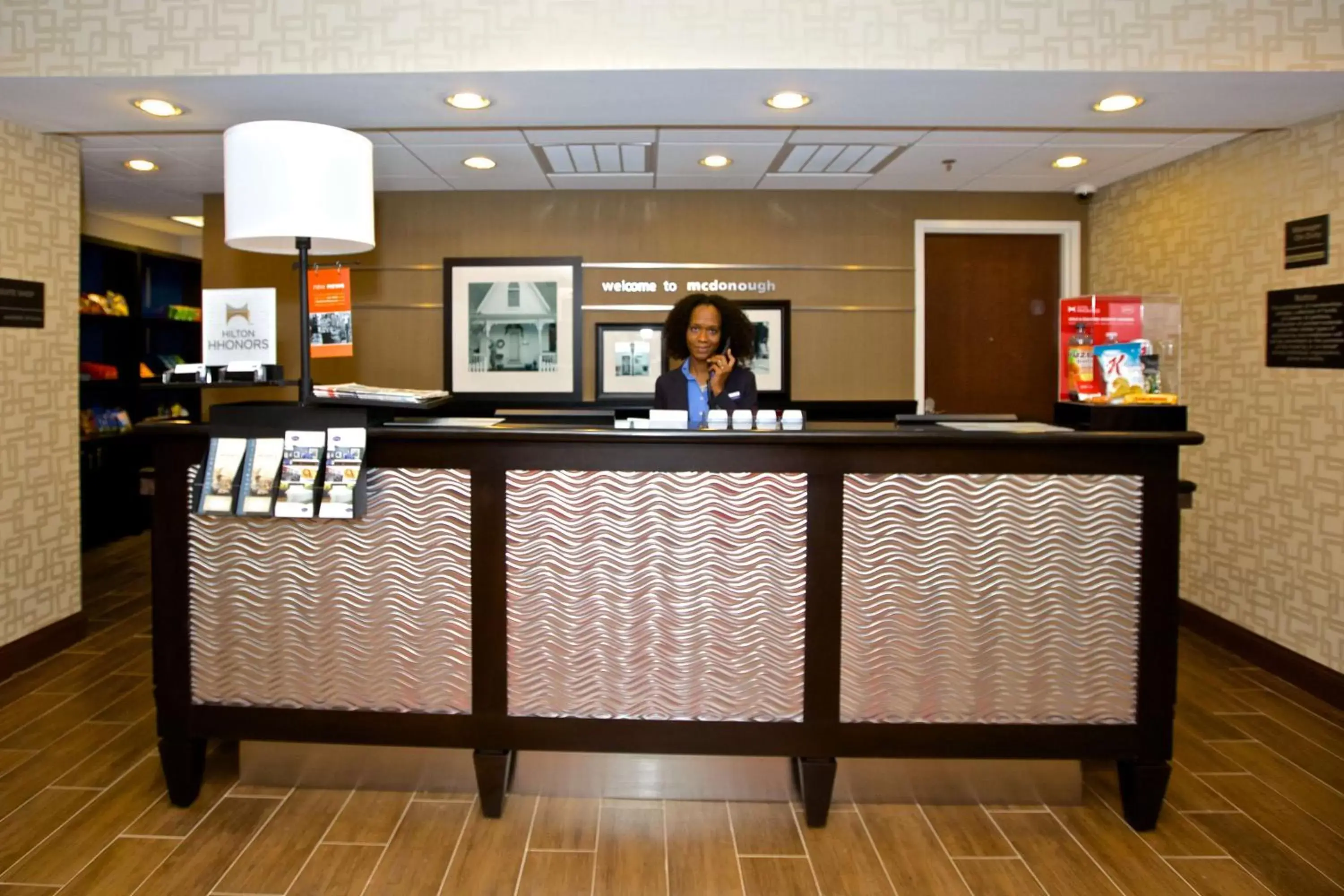 Lobby or reception, Lobby/Reception in Hampton Inn Atlanta McDonough