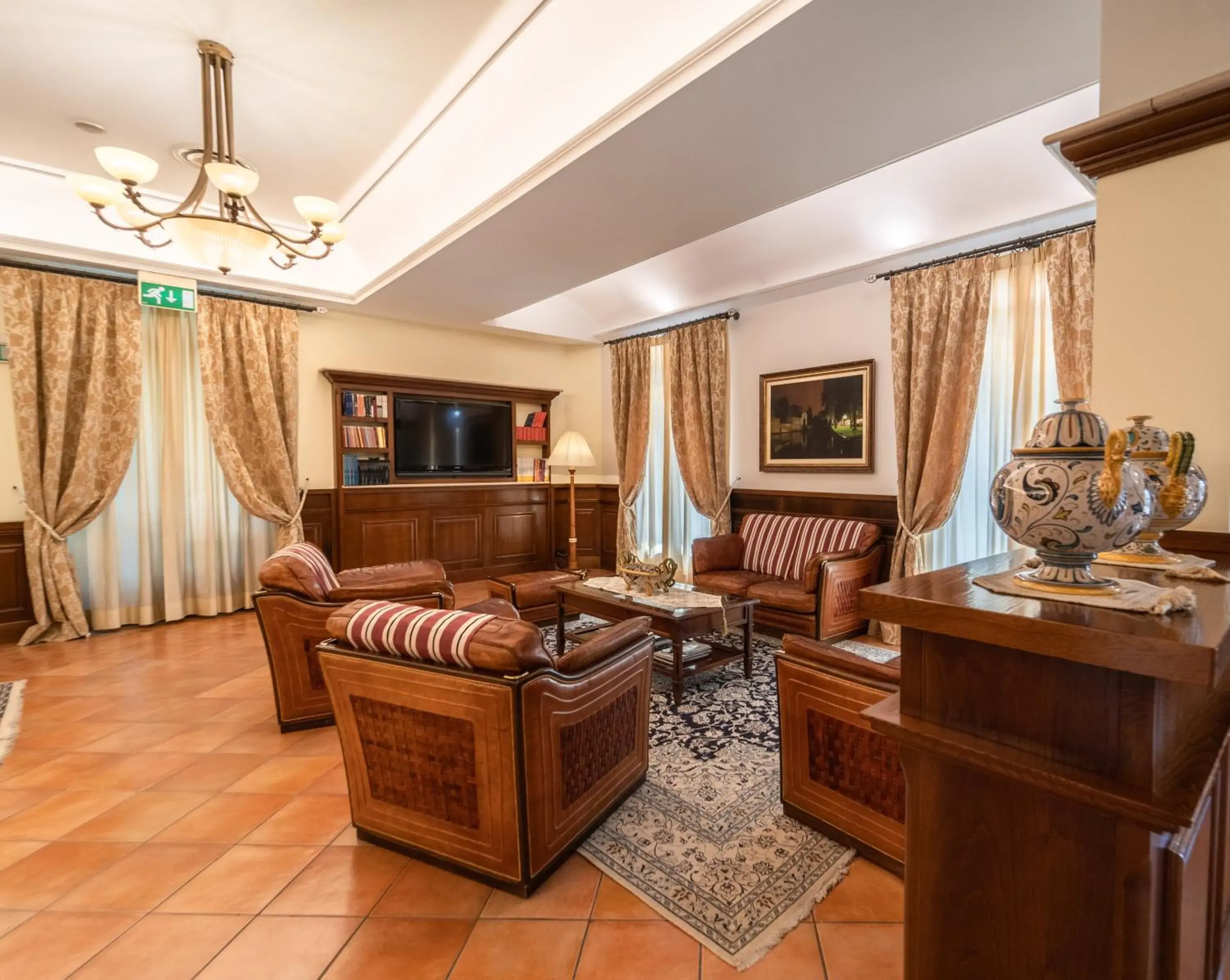 Lobby or reception in Hotel Casal Dell'Angelo