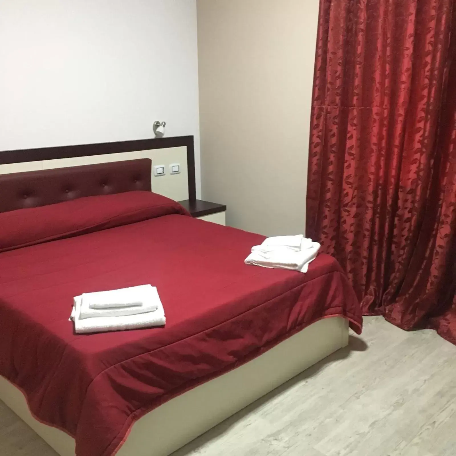 Photo of the whole room, Bed in Hotel Ristorante La Mimosa