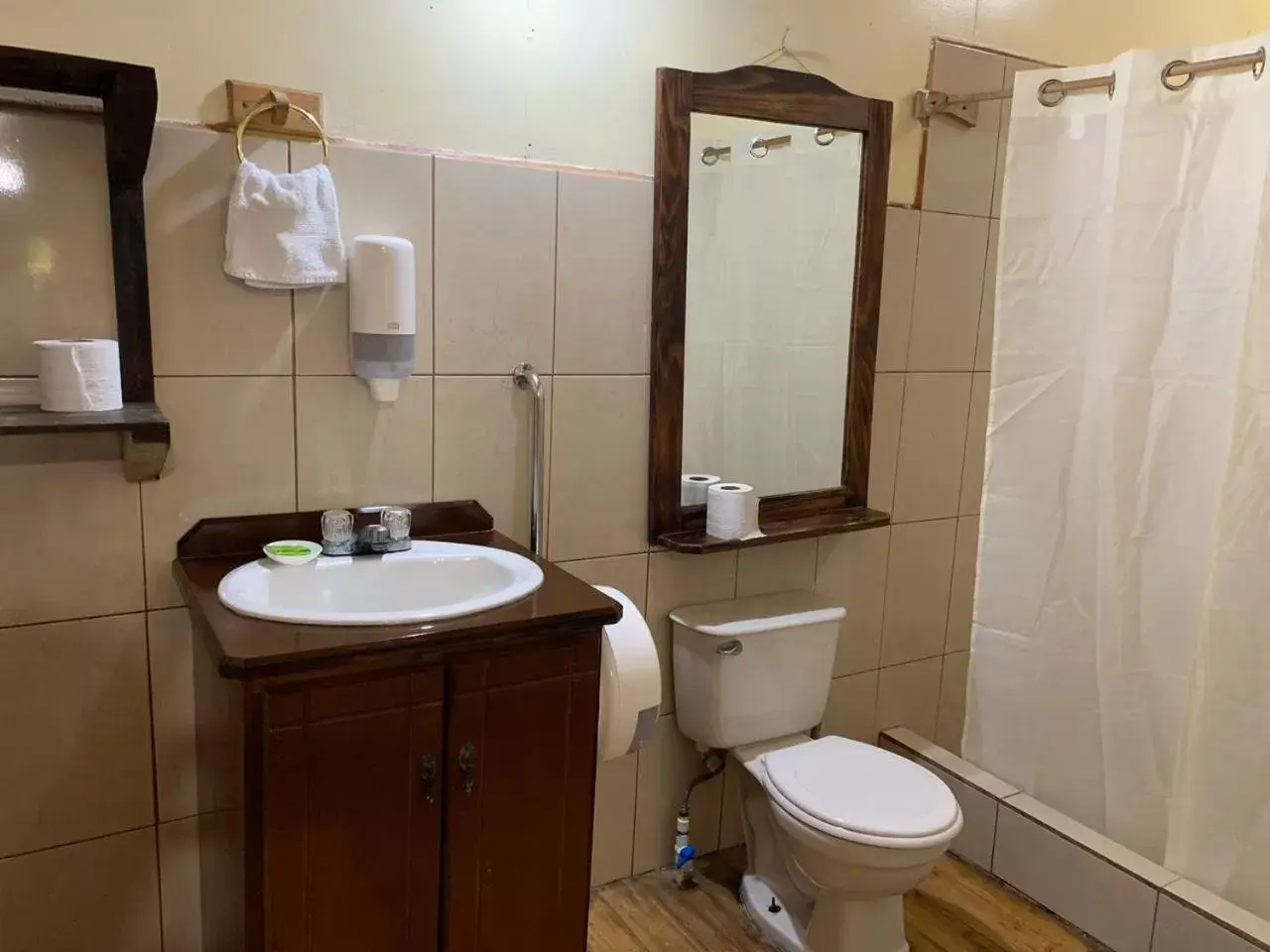 Bathroom in Hotel Palenque Tarrazu