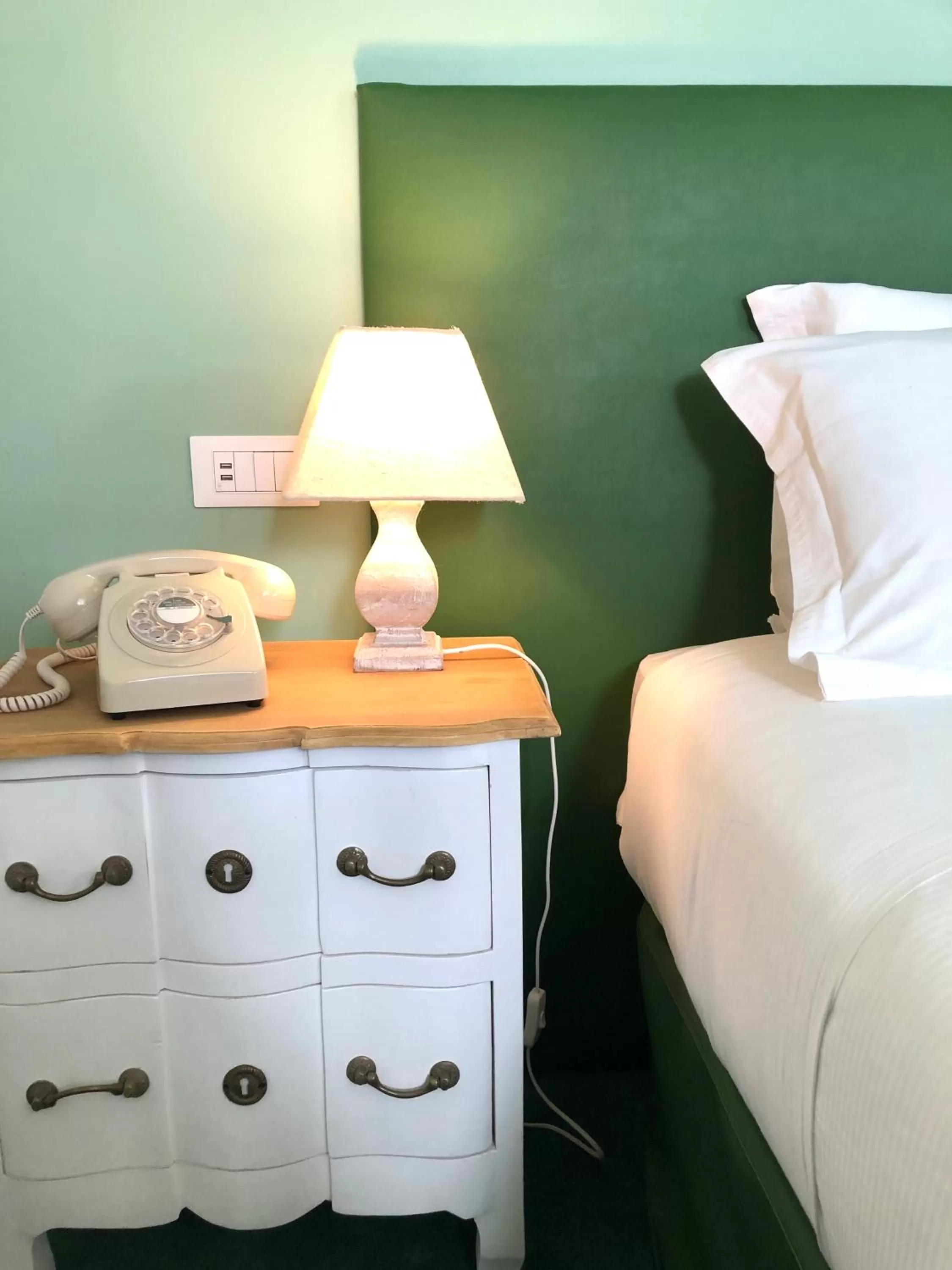 Bed in Antica Locanda Leonardo