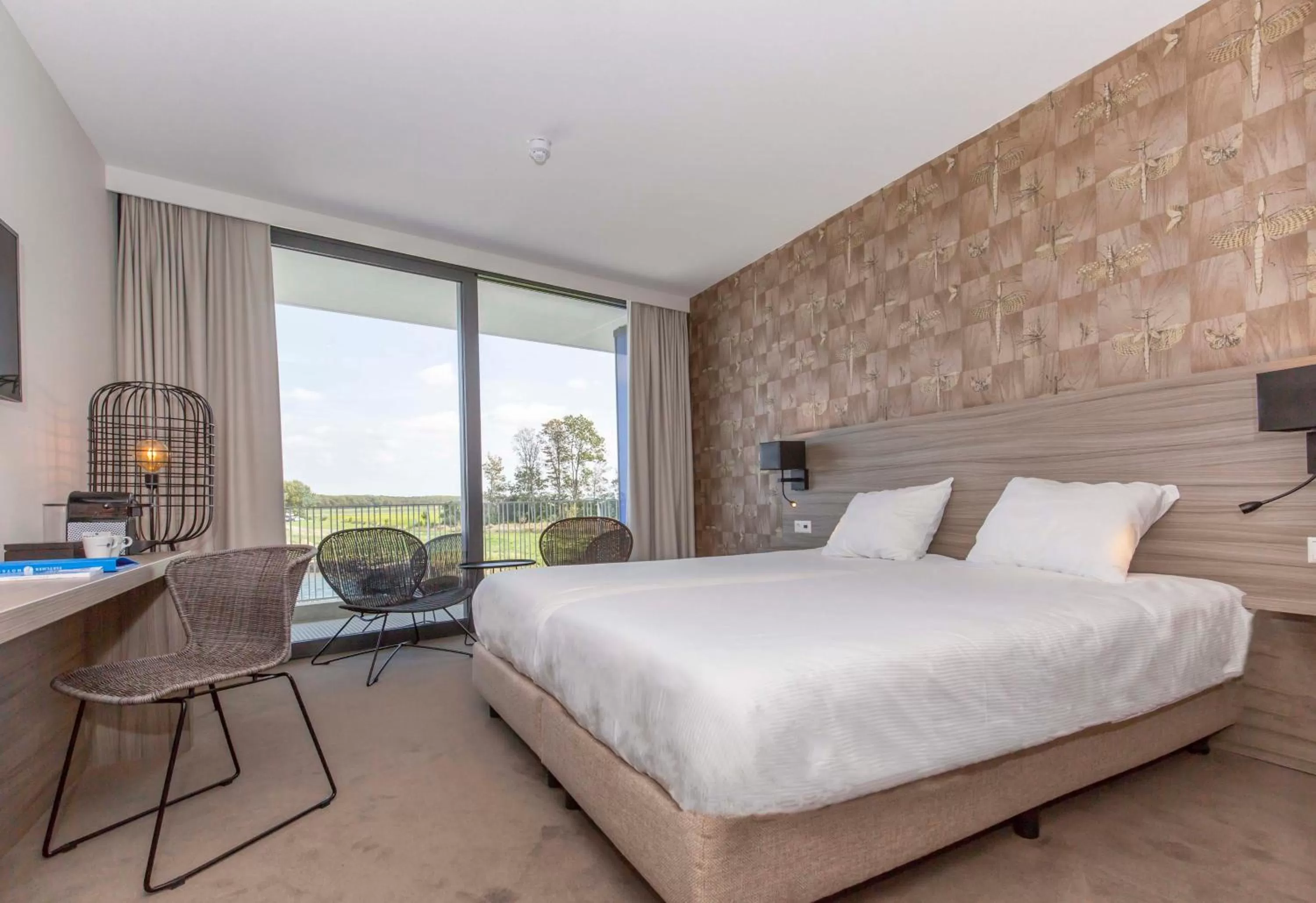 Bedroom, Bed in Fletcher Hotel-Restaurant Het Veerse Meer