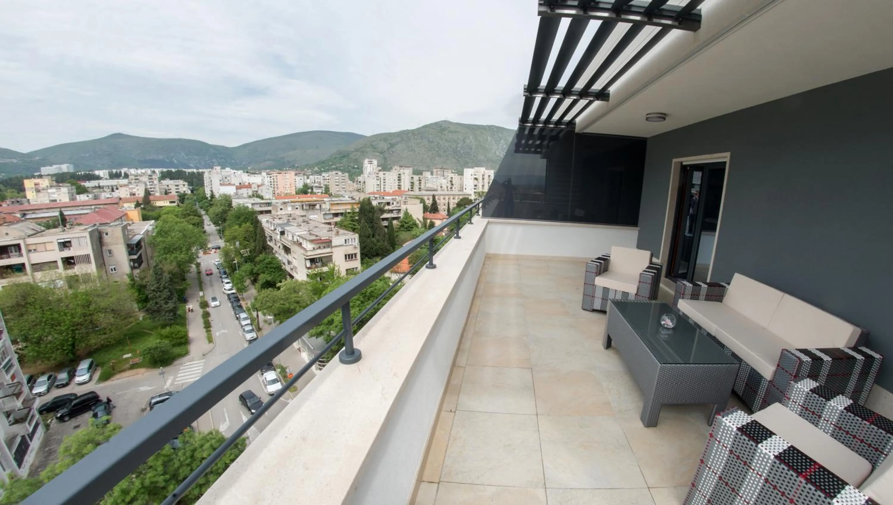 Balcony/Terrace in Hotel Mostar