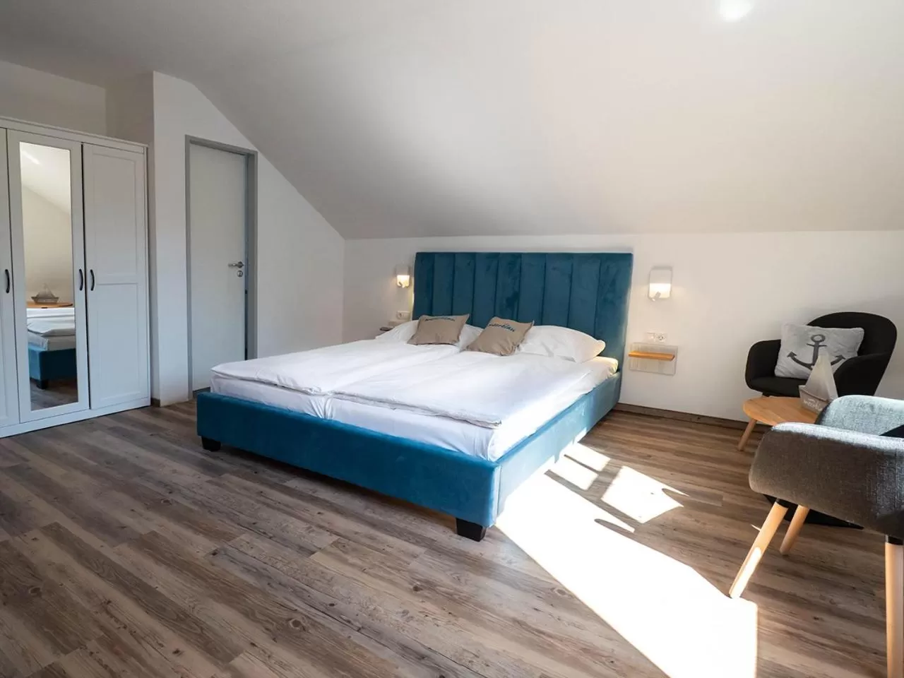 Bed in Hotel meerblau