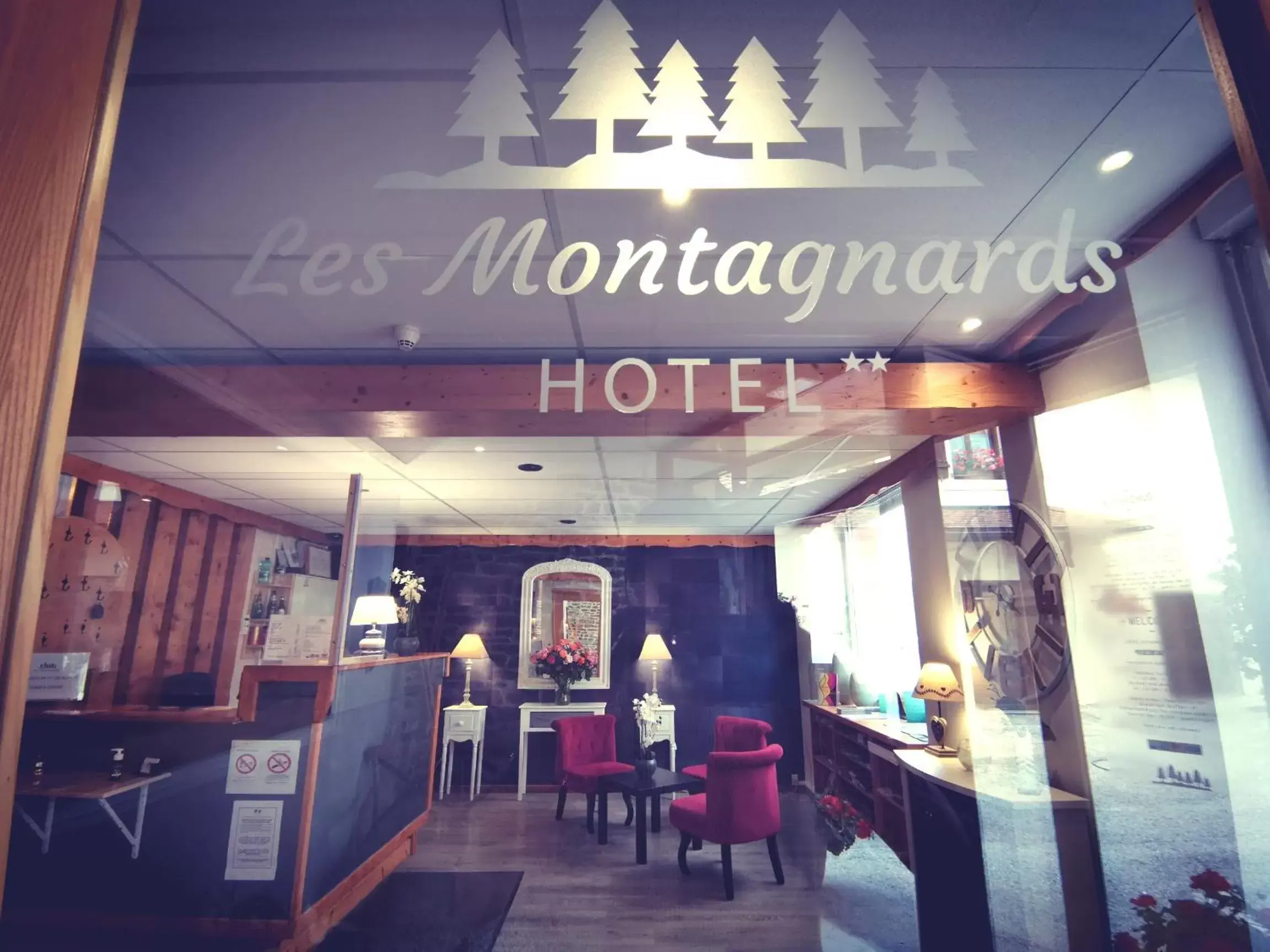 Decorative detail in Hotel Les Montagnards
