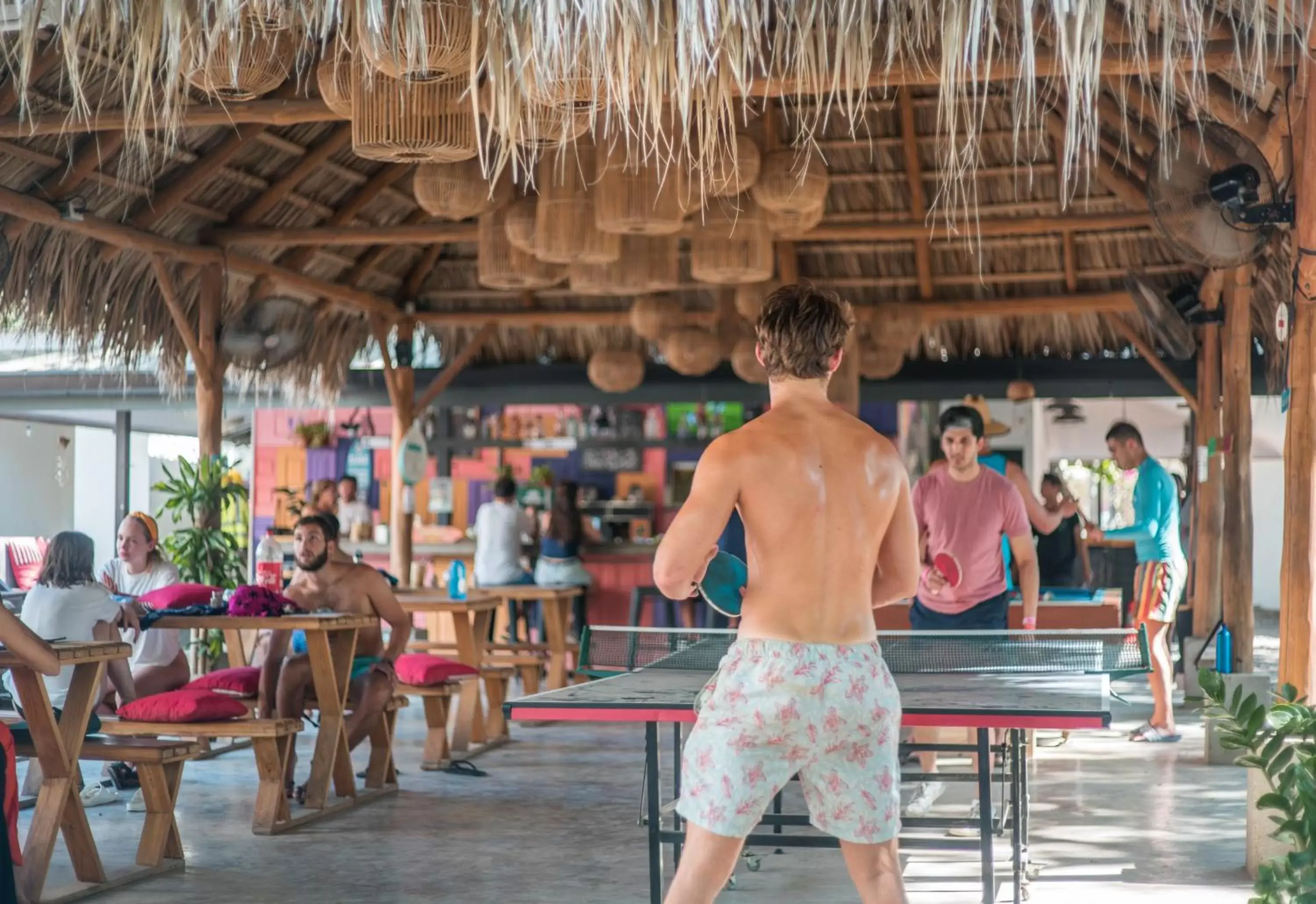 Table tennis in Selina Tamarindo