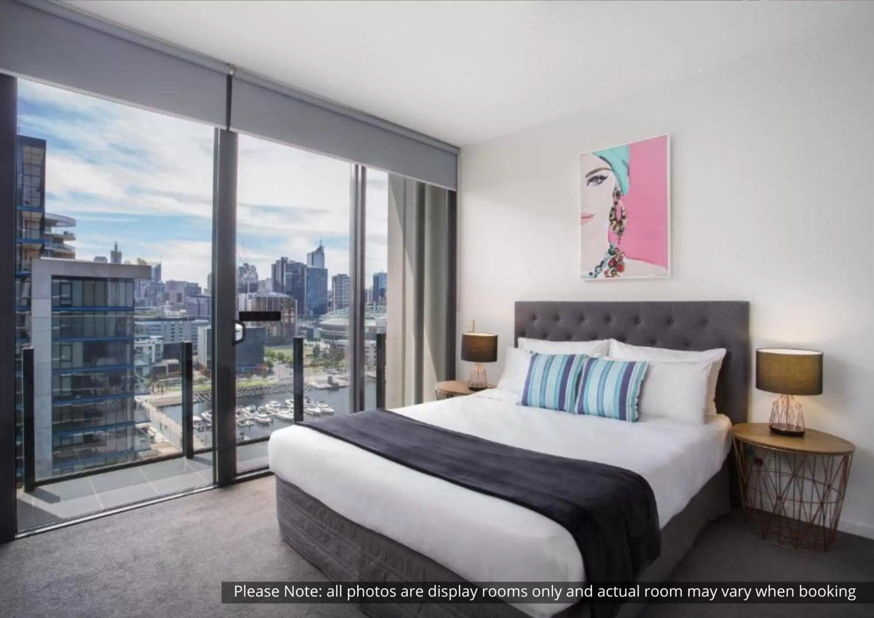 Bedroom in The Sebel Residences Melbourne Docklands Serviced Apartments