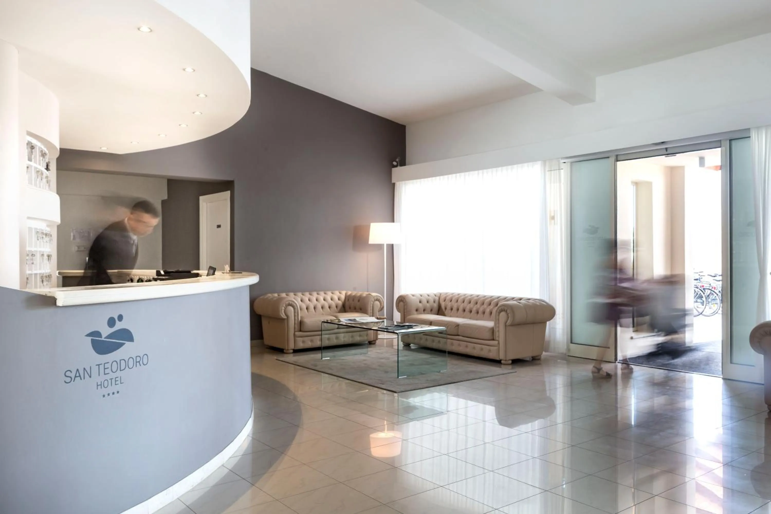 Lobby or reception in Hotel San Teodoro