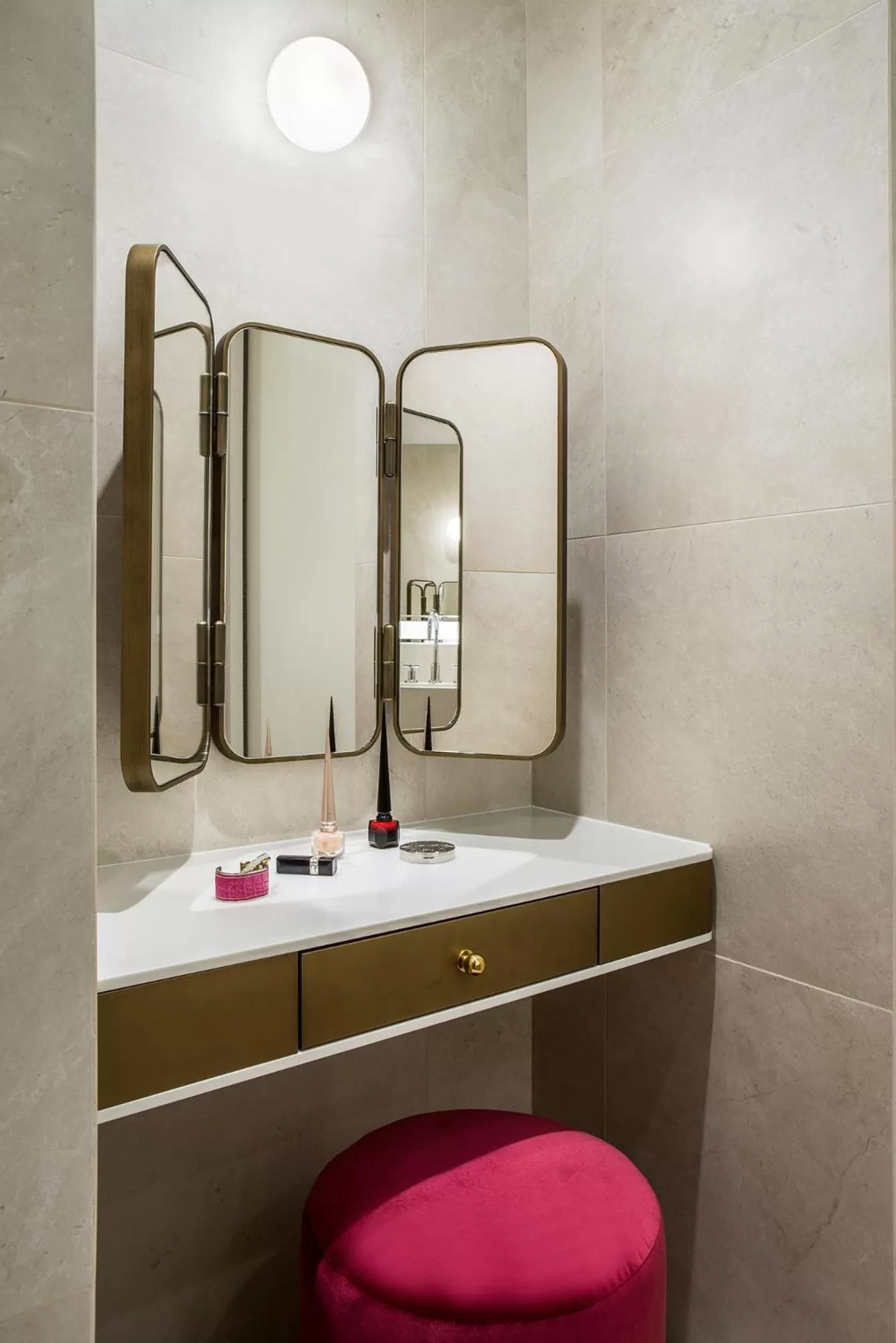 Seating area in Fauchon l'Hôtel Paris