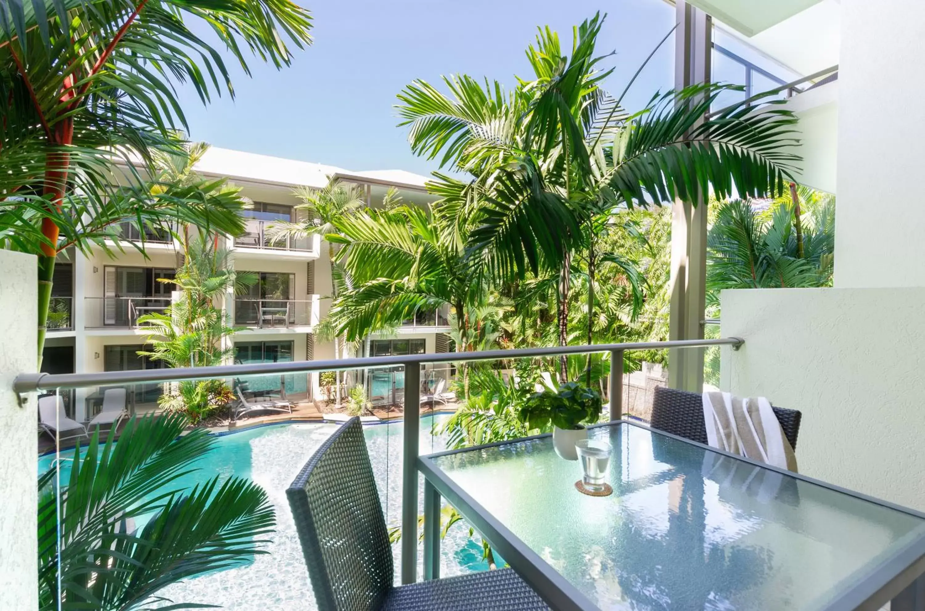 Balcony/Terrace, Pool View in Shantara Resort Port Douglas - Adults Only Retreat