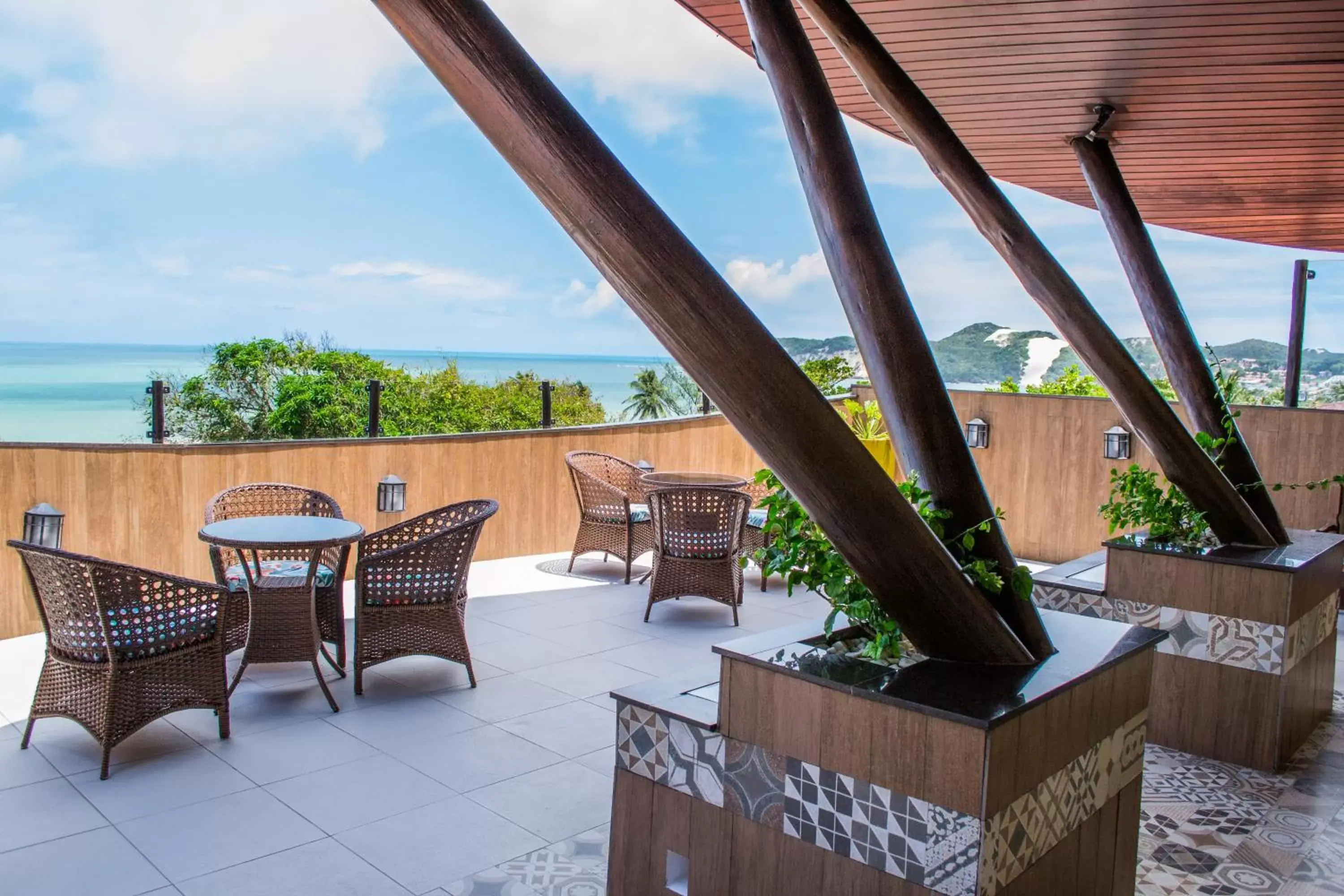 Balcony/Terrace in Divi-Divi Praia Hotel