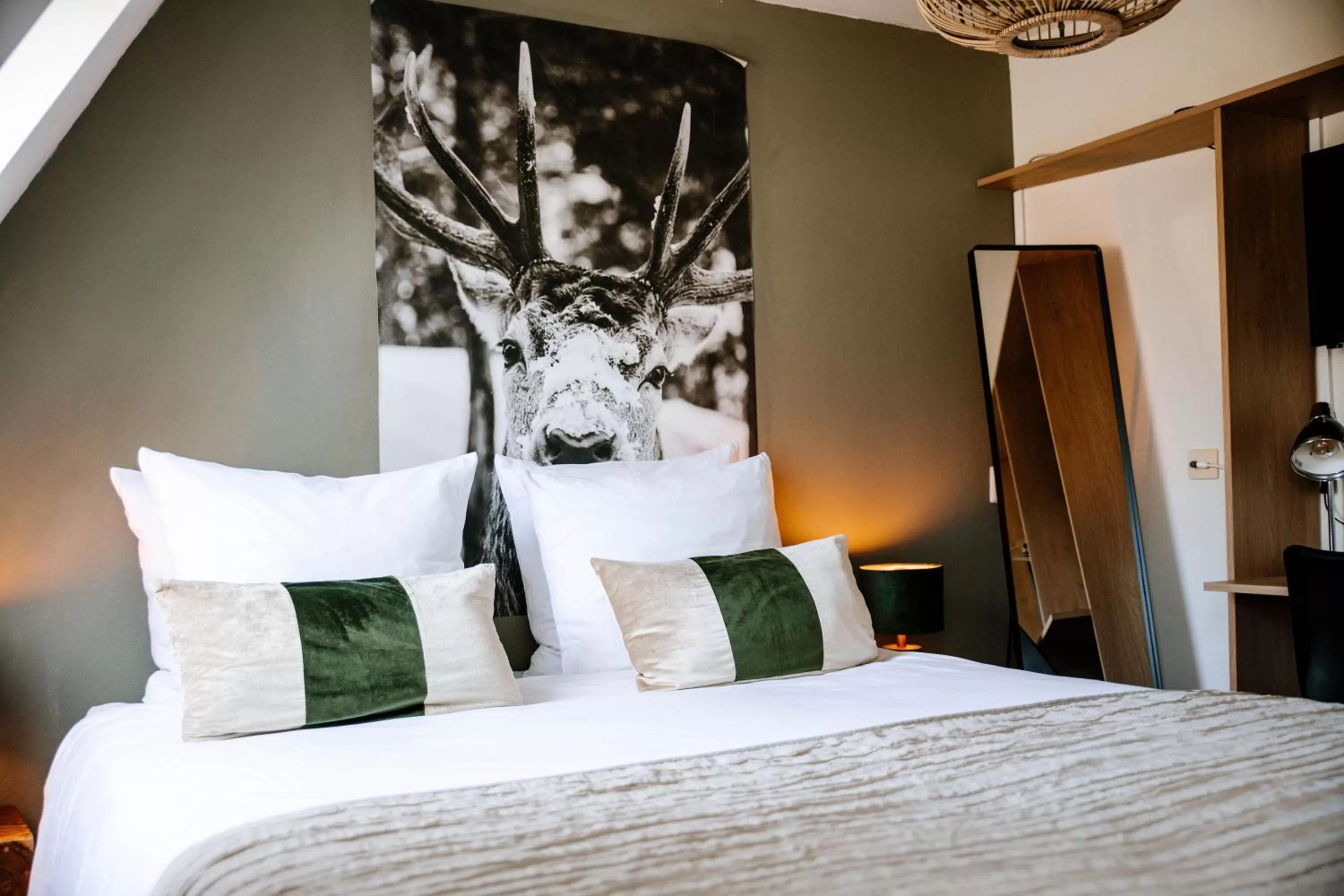 Bed in Boutique Hotel Hoog Soeren