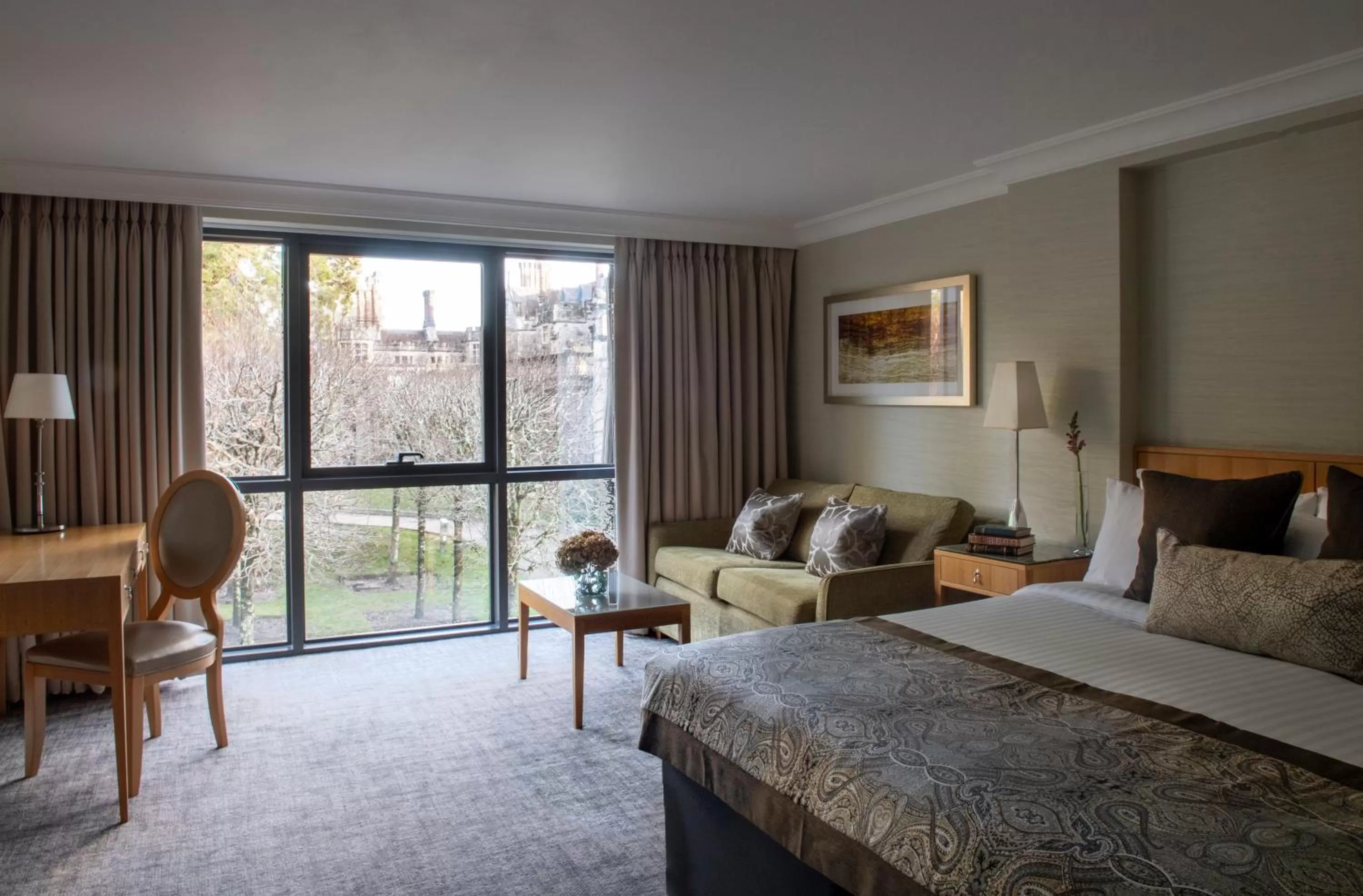 Bed in Rhinefield House Hotel