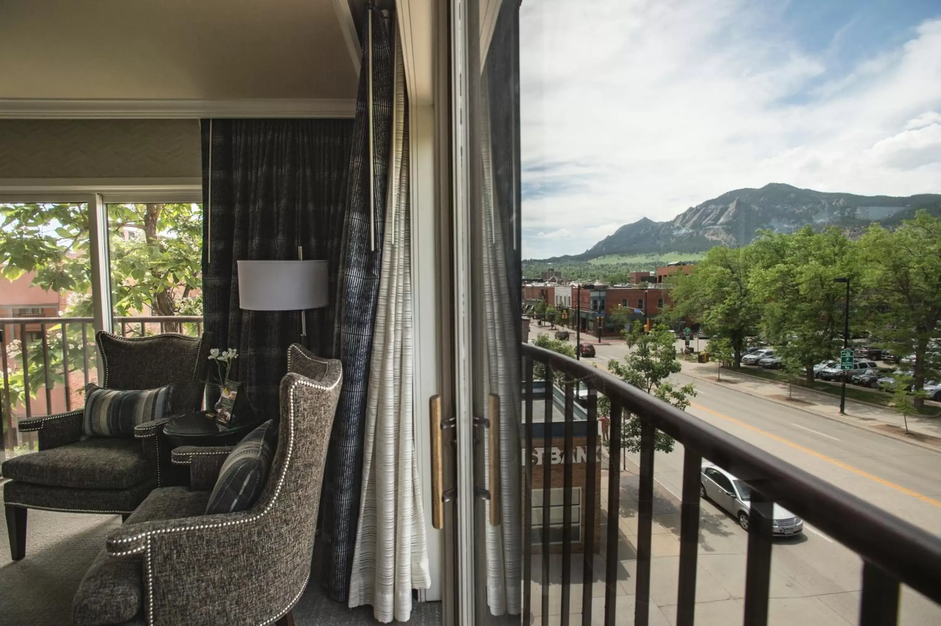 Mountain view in Hotel Boulderado