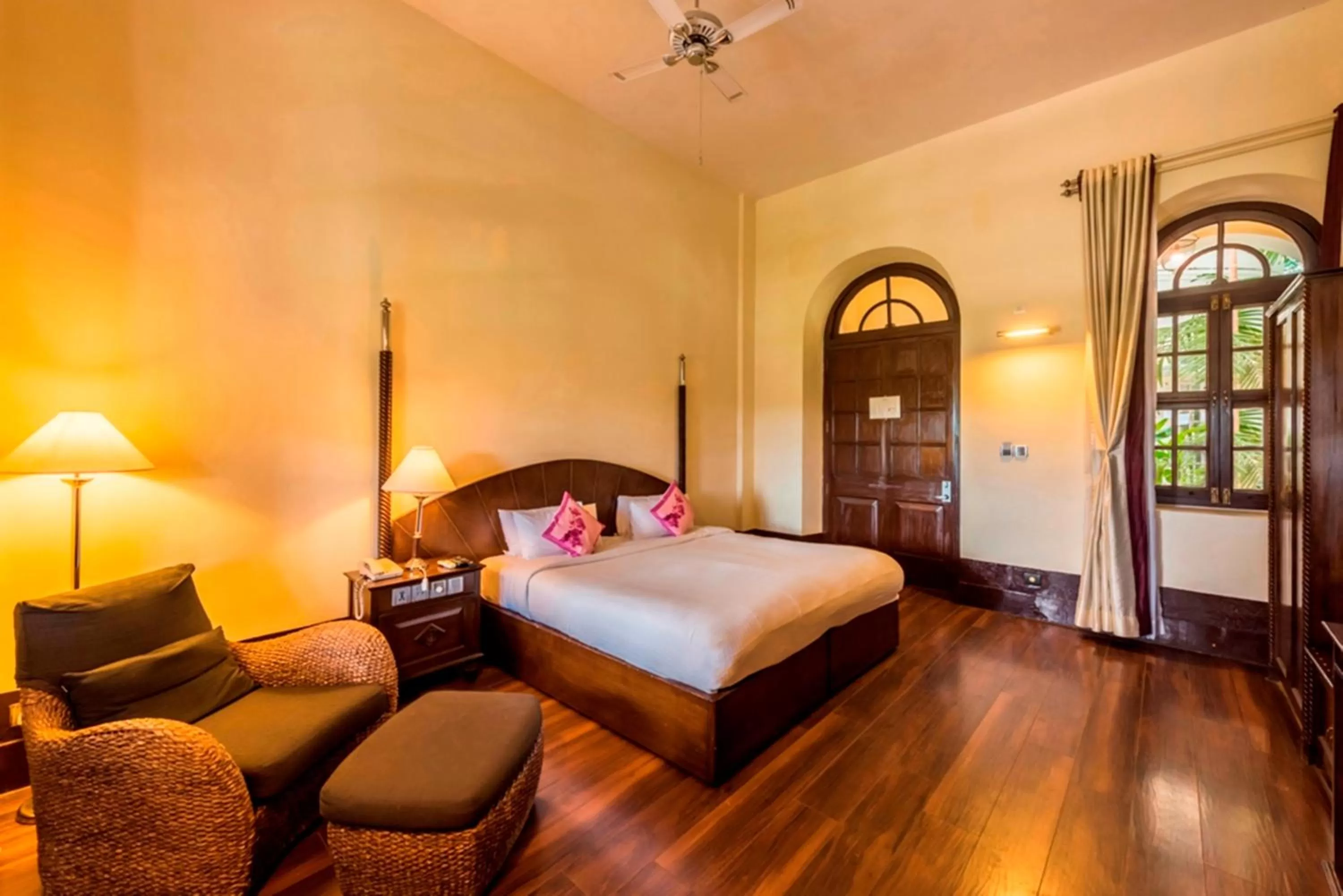 Bedroom, Bed in Royal Orchid Brindavan Garden Mysore