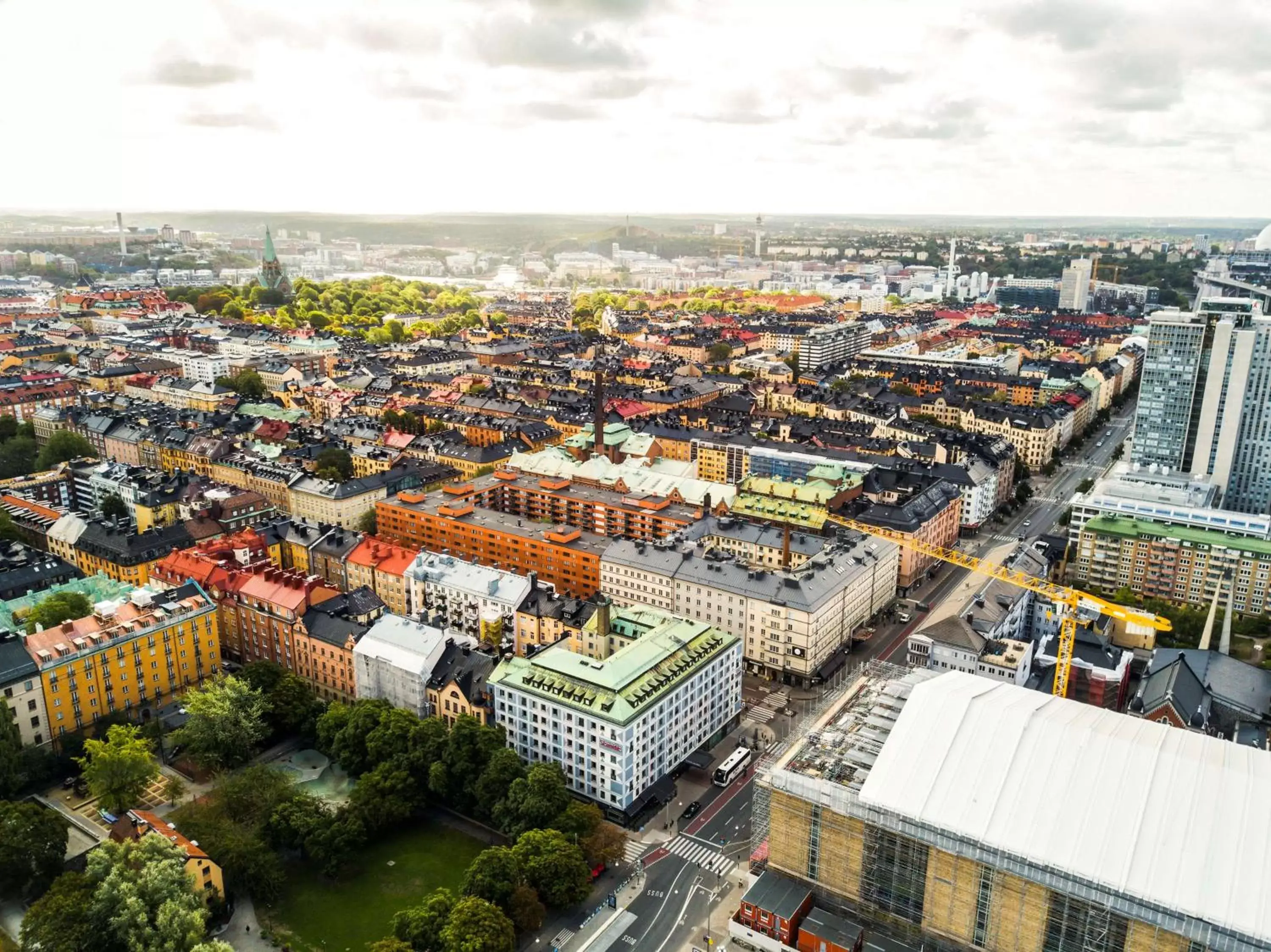 Property building, Bird's-eye View in Scandic Malmen