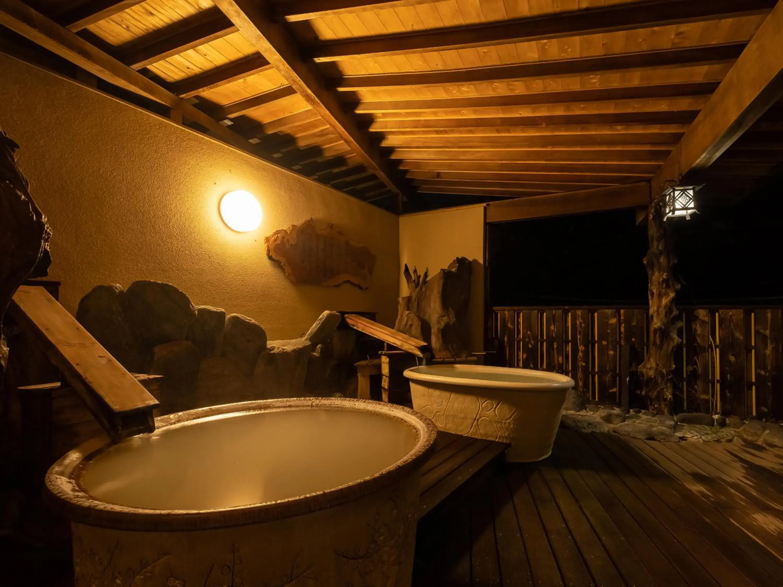 Hot Spring Bath, Bathroom in Hakone Shirayunoyado Yamadaya Ryokan