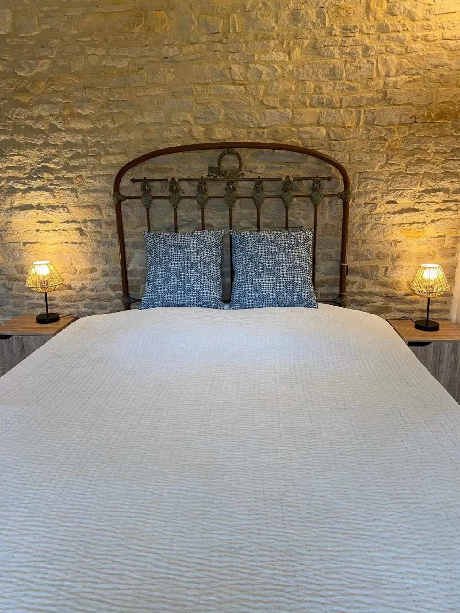 Bedroom, Bed in Le mas Normand