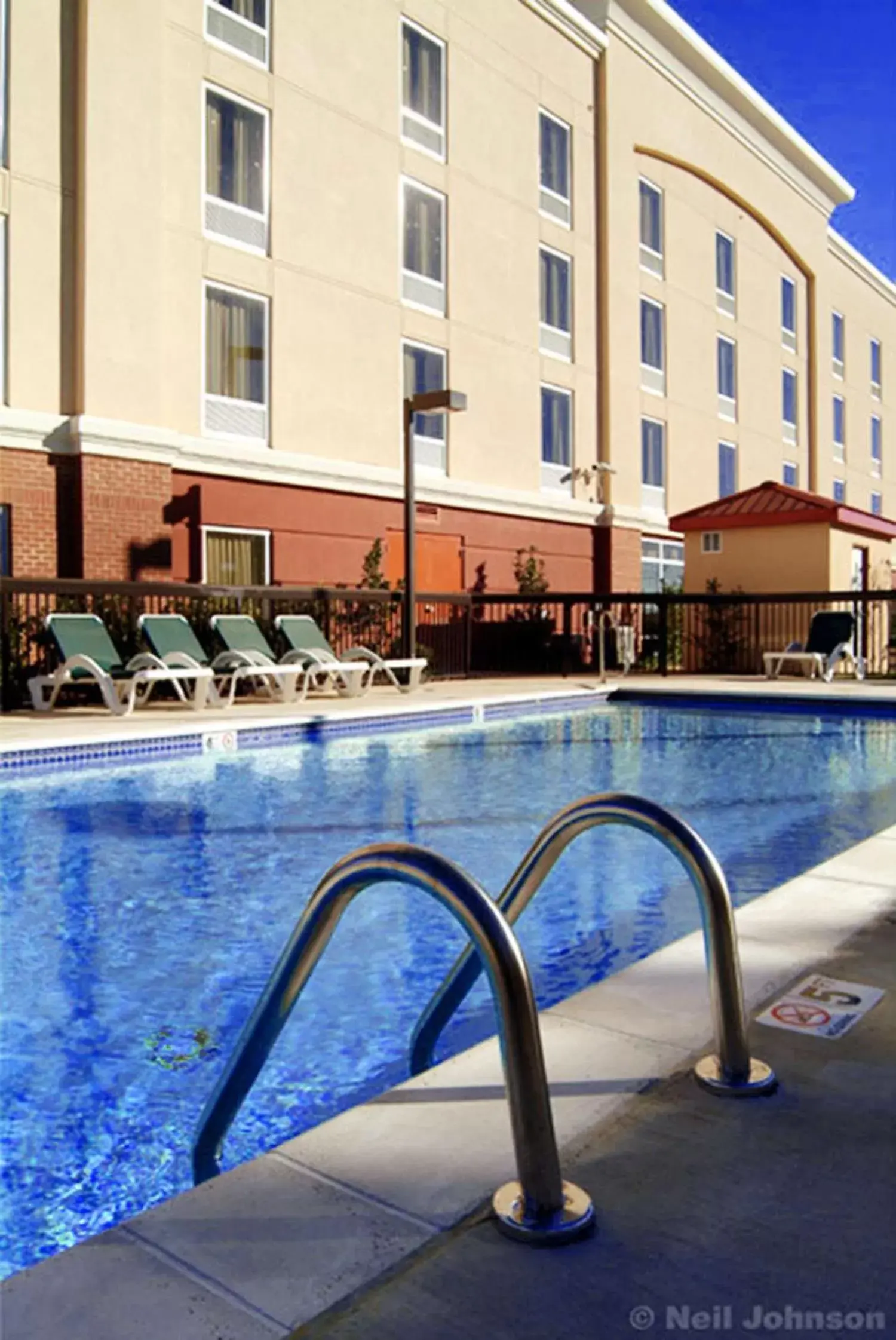 Pool view, Swimming Pool in Hampton Inn By Hilton Shreveport Airport, La