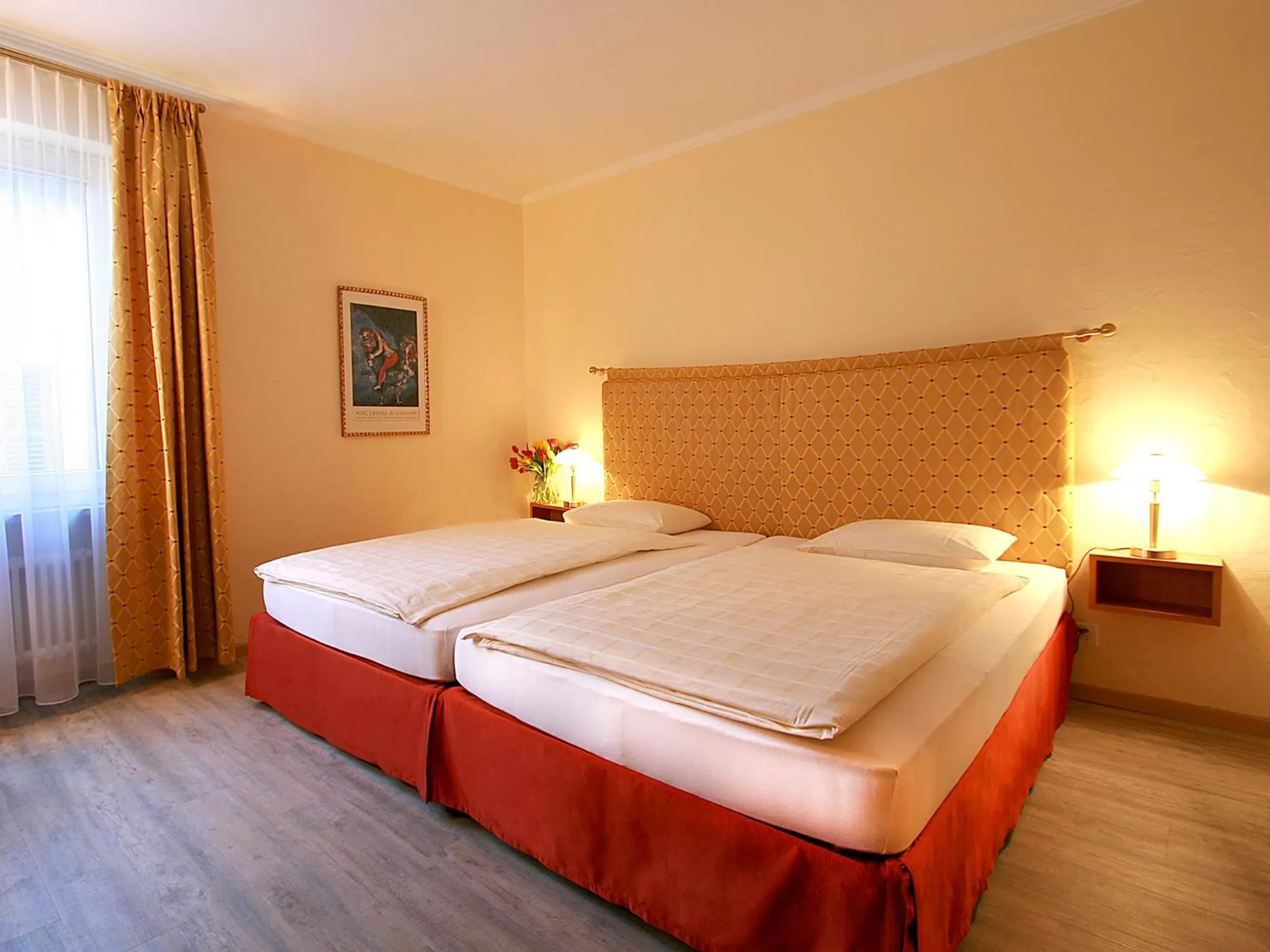 Bedroom, Bed in Hotel Garni Golf