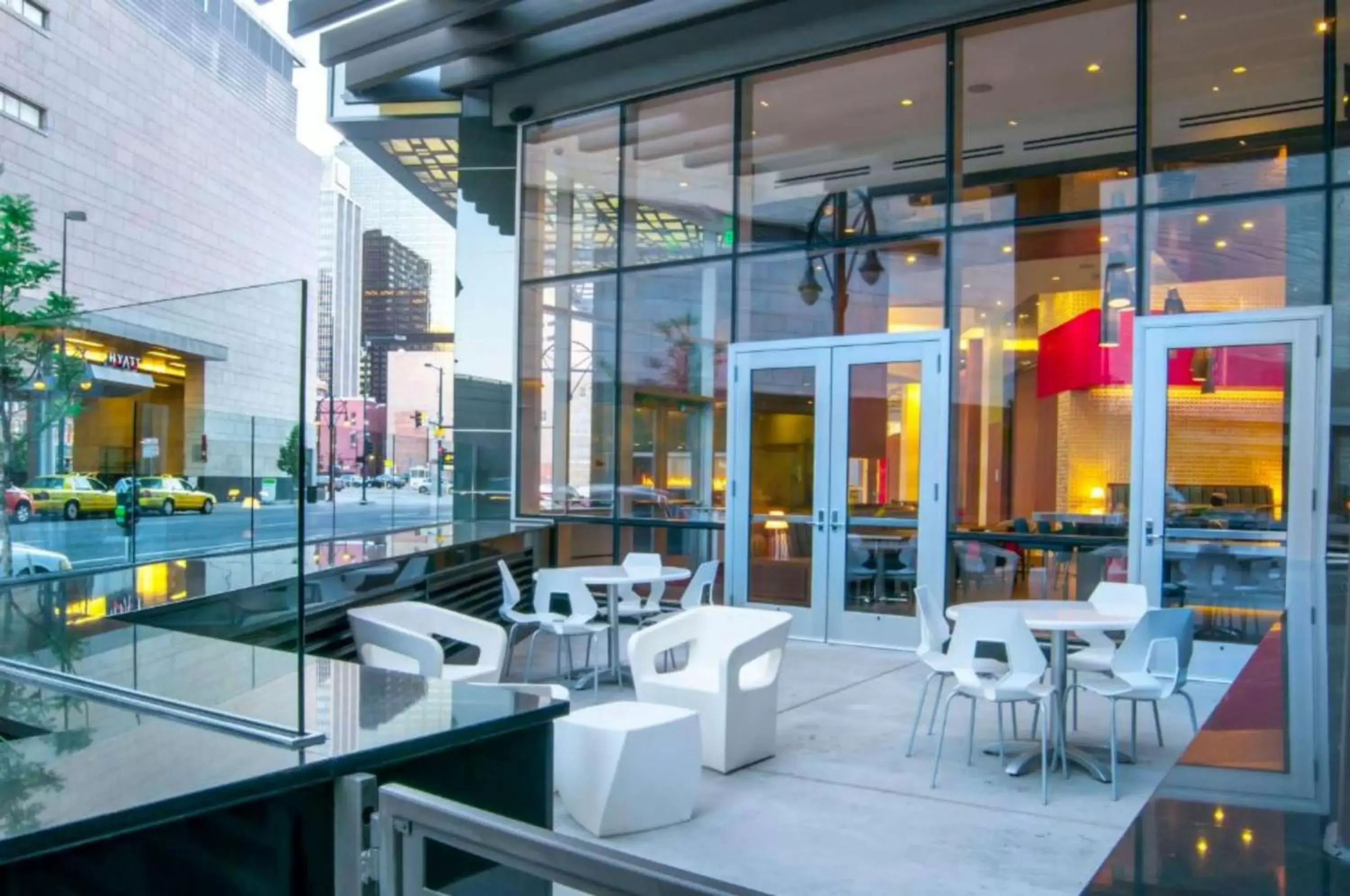 Patio, Restaurant/Places to Eat in Homewood Suites- Denver Downtown Convention Center