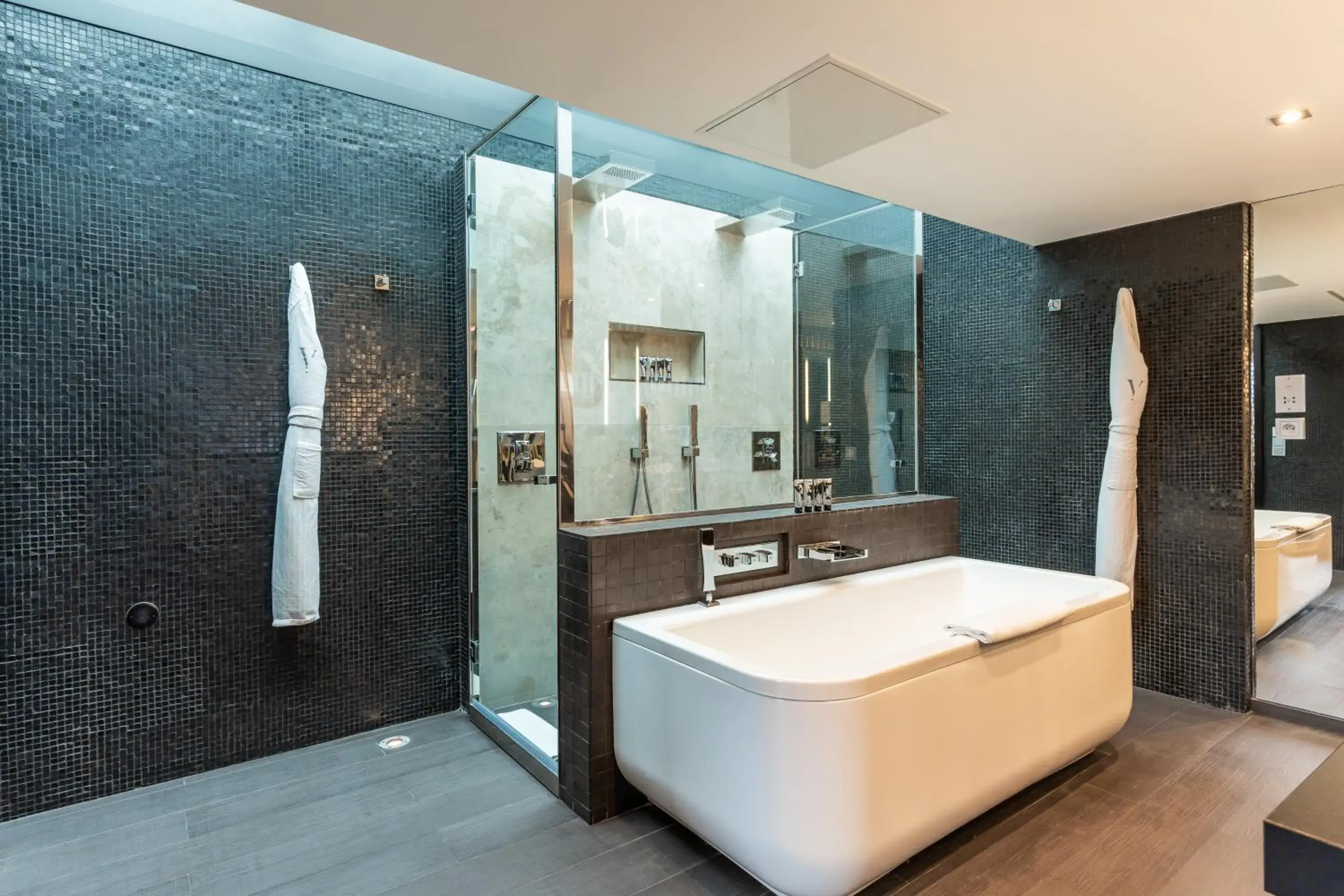 Shower, Bathroom in Five Seas Hotel Cannes, a Member of Design Hotels