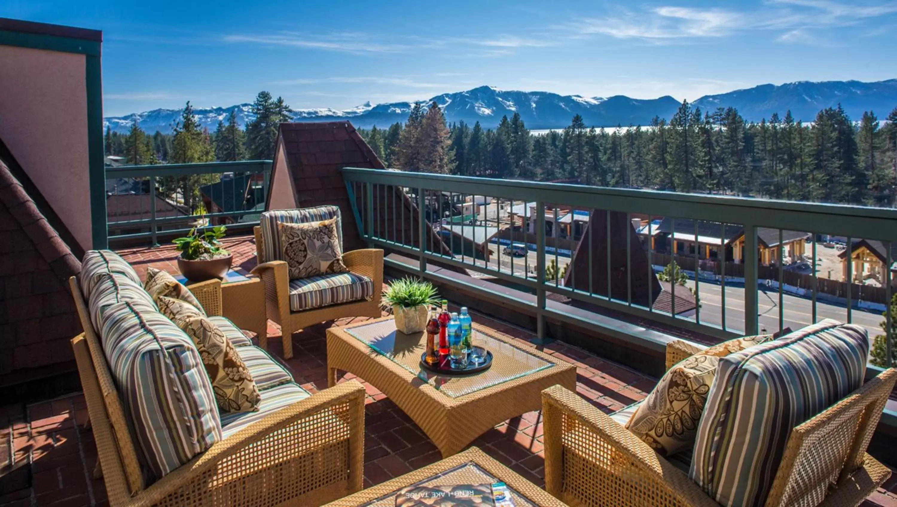 Balcony/Terrace in Lake Tahoe Resort Hotel