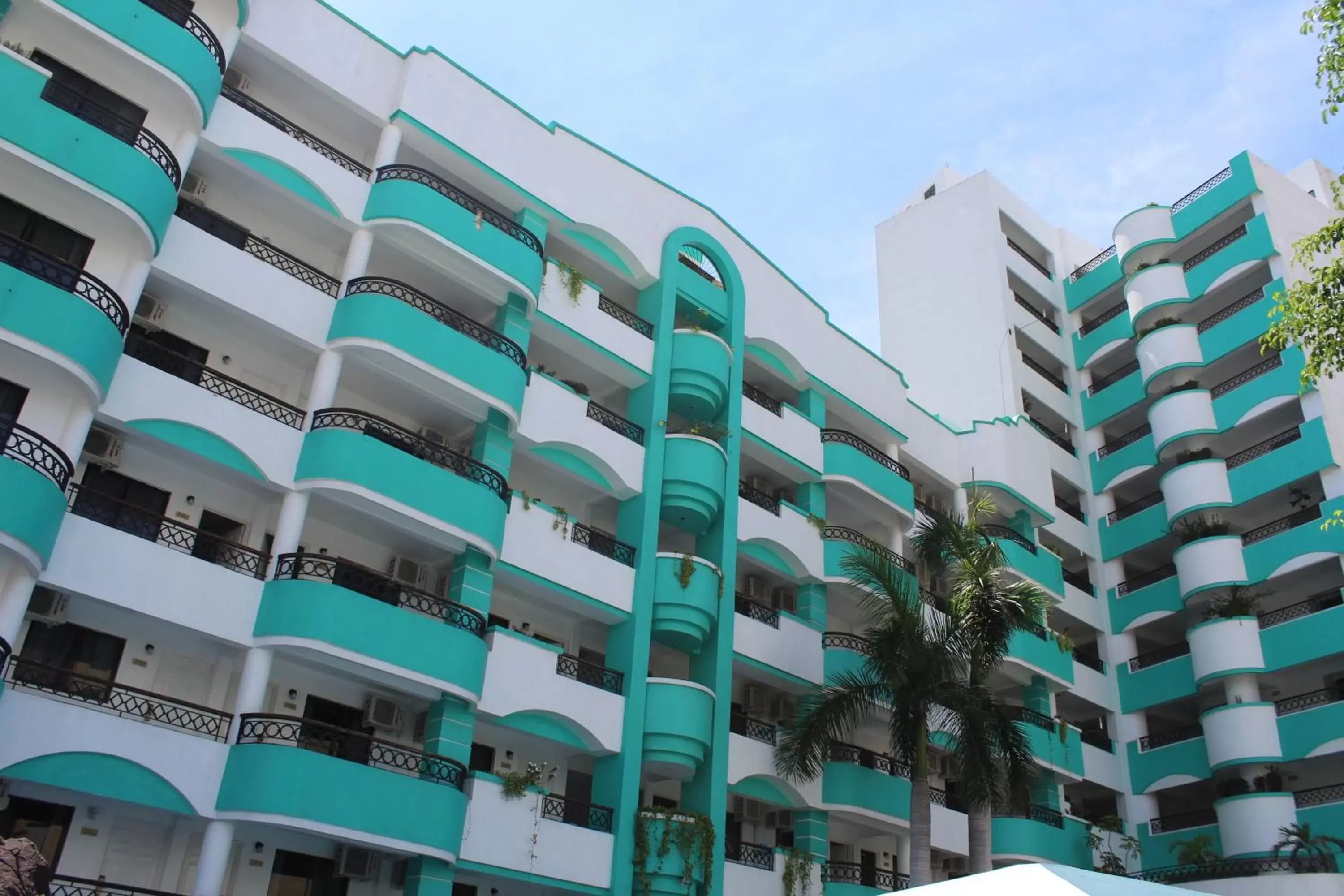 Beach, Property Building in Hotel Playa Marina