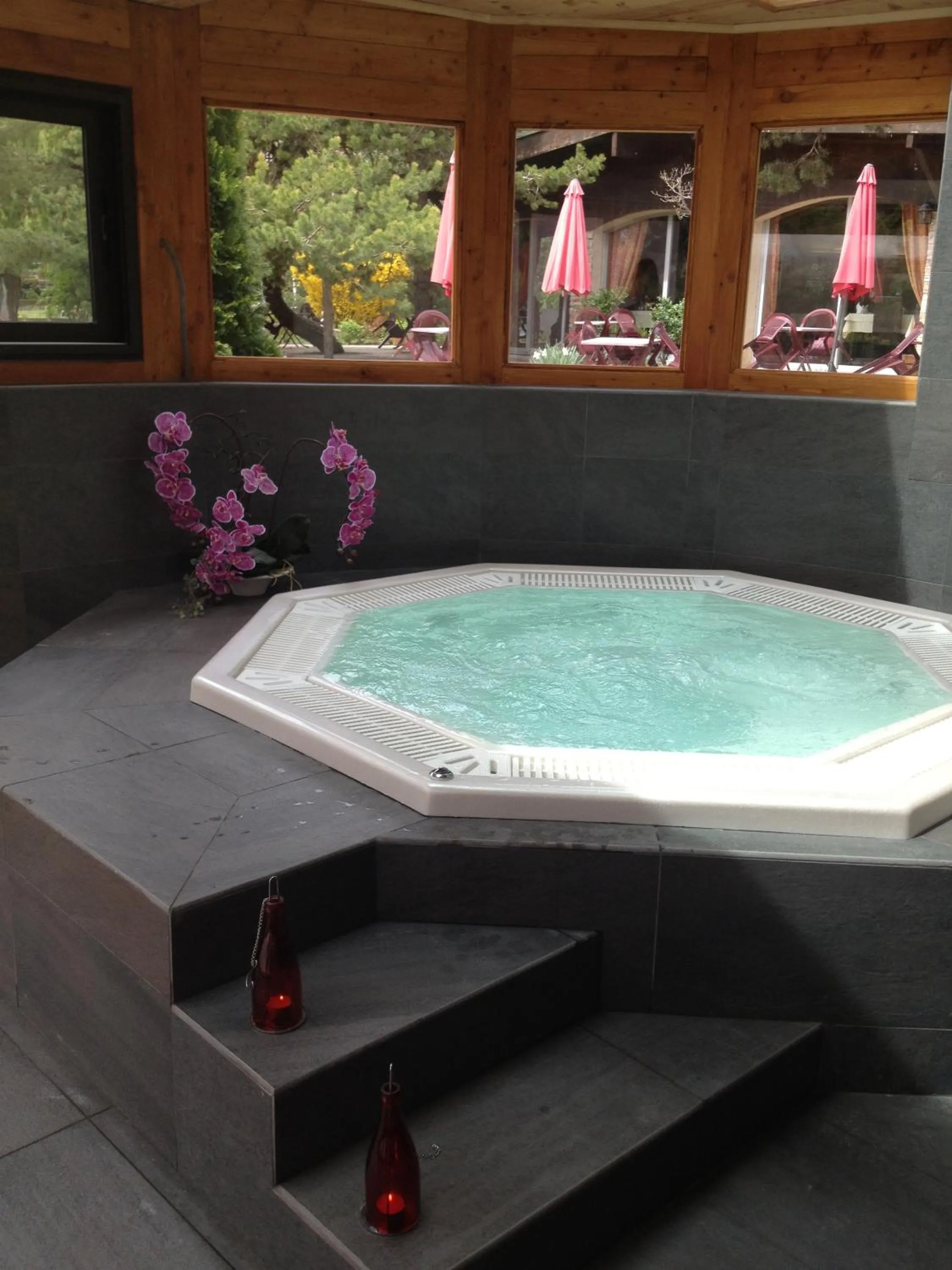 Spa and wellness centre/facilities in Logis Hotel Le Lac