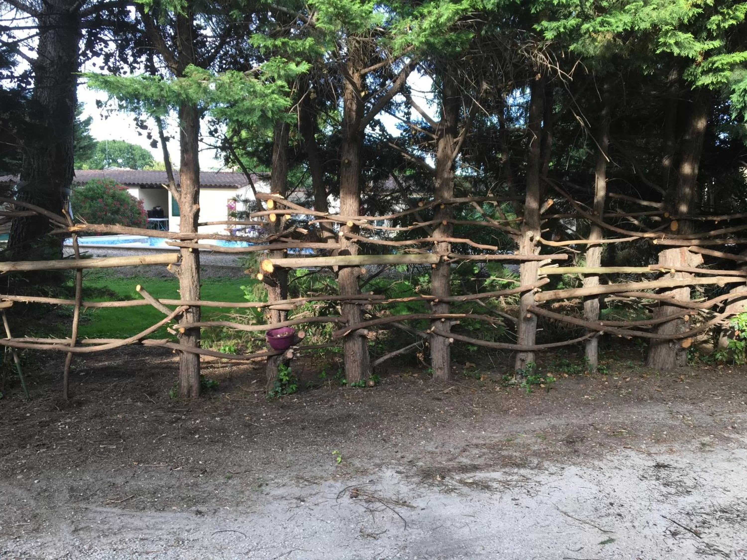 Garden view in Hostellerie De La Source