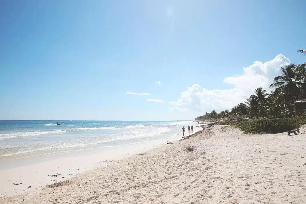 Beach in Nomade Tulum