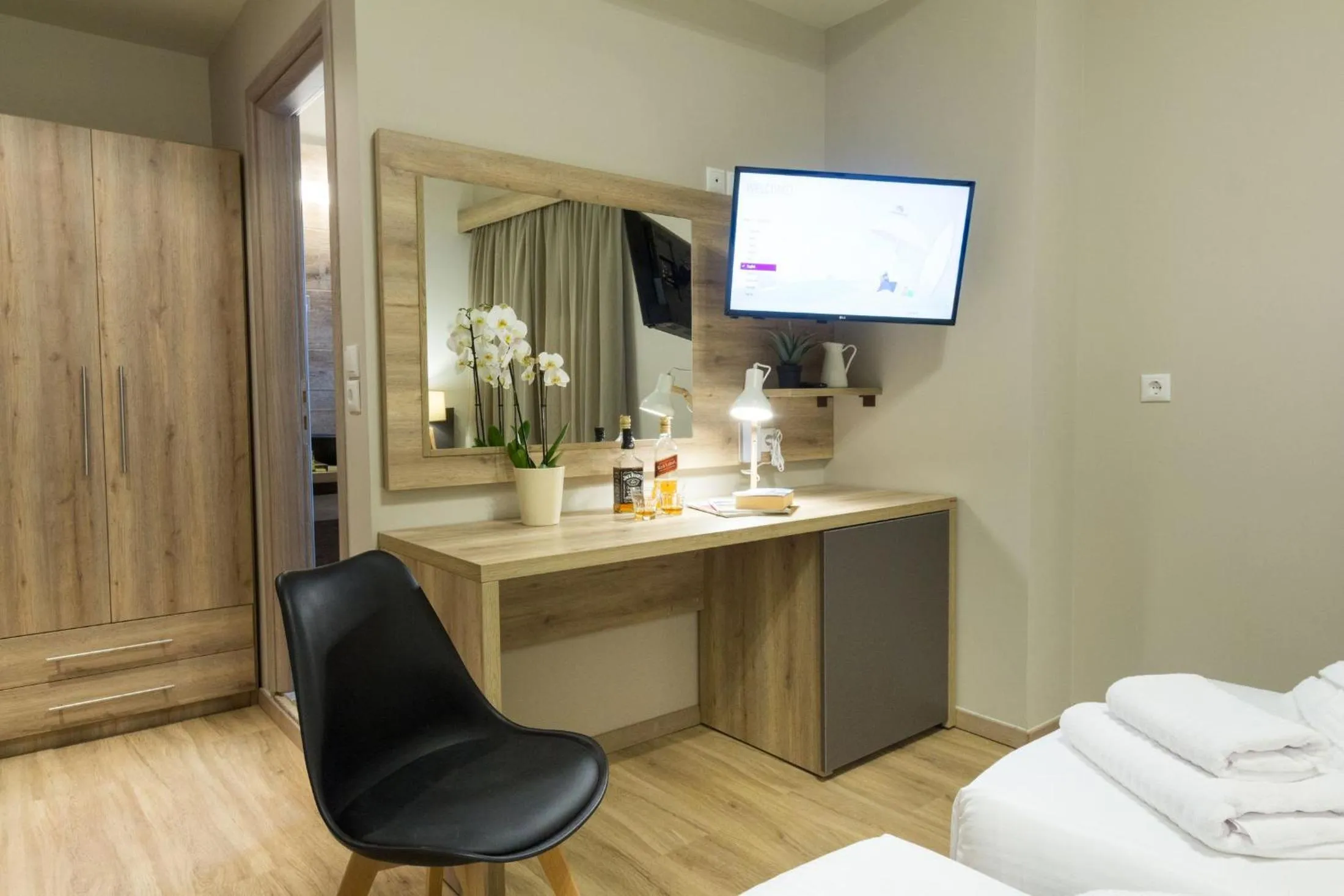 Decorative detail, Bed in Hotel @Syngrou Fix