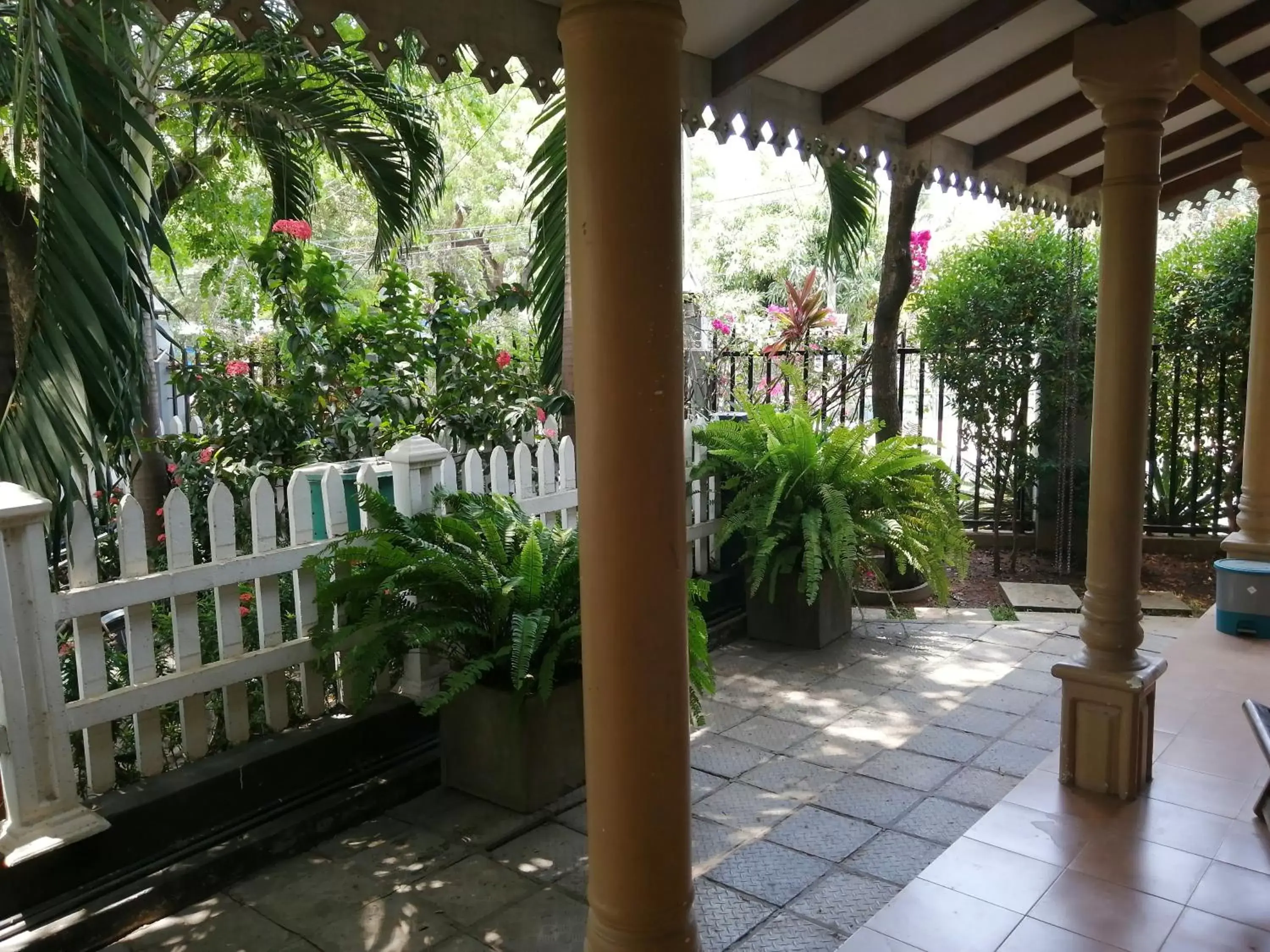 Garden view in JKAB Park Hotel Garden view in JKAB Park Hotel