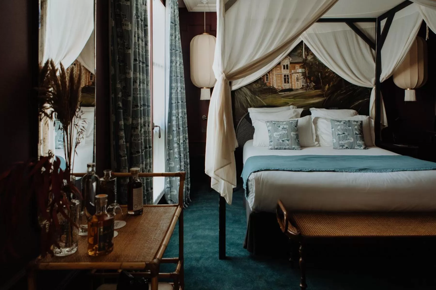 Bedroom, Bed in Hôtel Monte Cristo