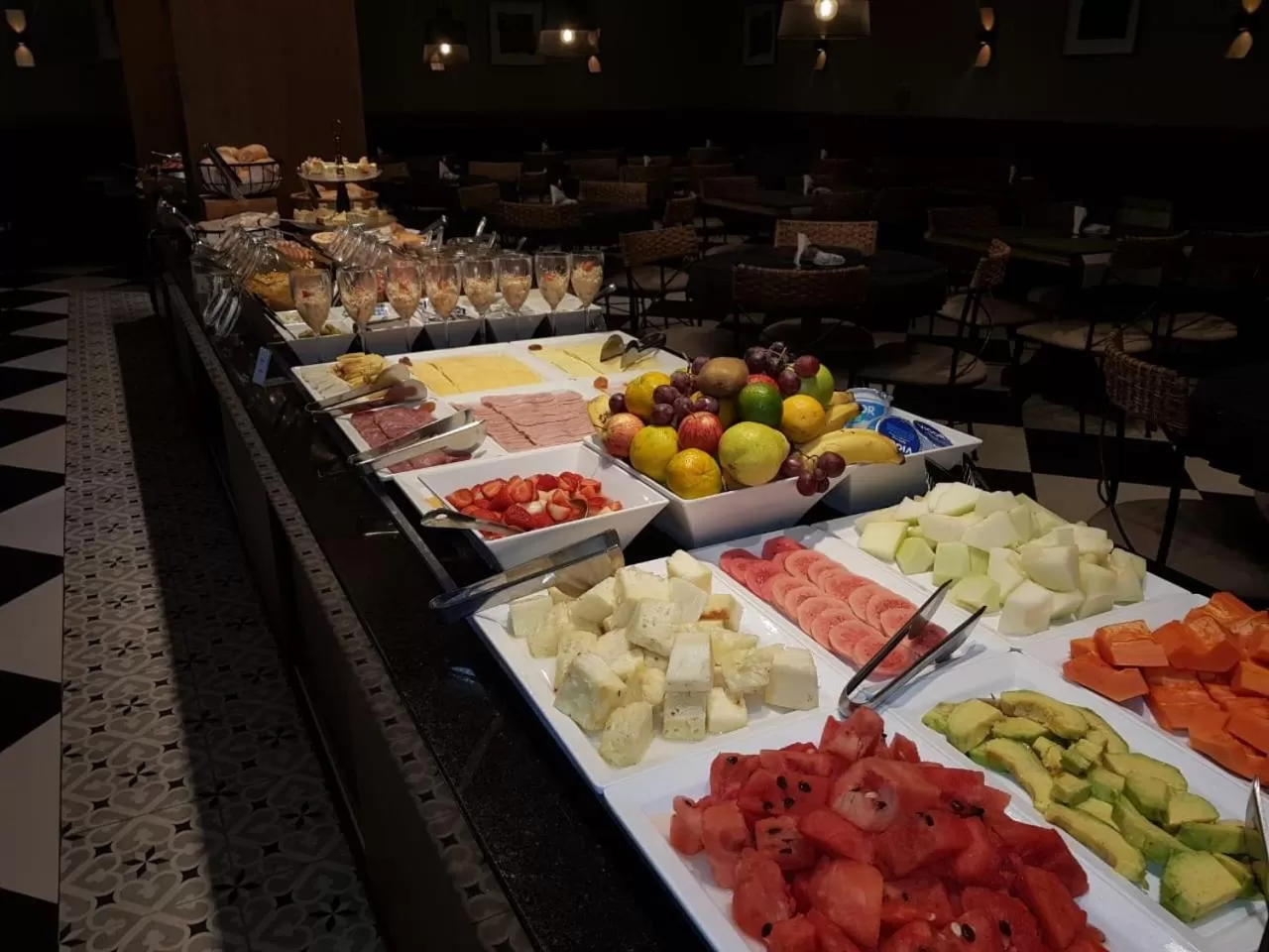 Buffet breakfast in Hotel Serra Nevada