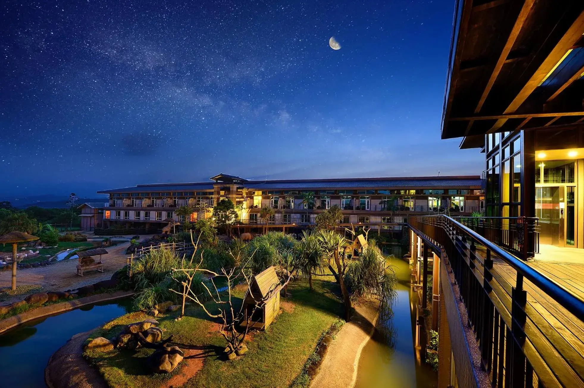 Garden view, Pool View in Leofoo Resort Guanshi