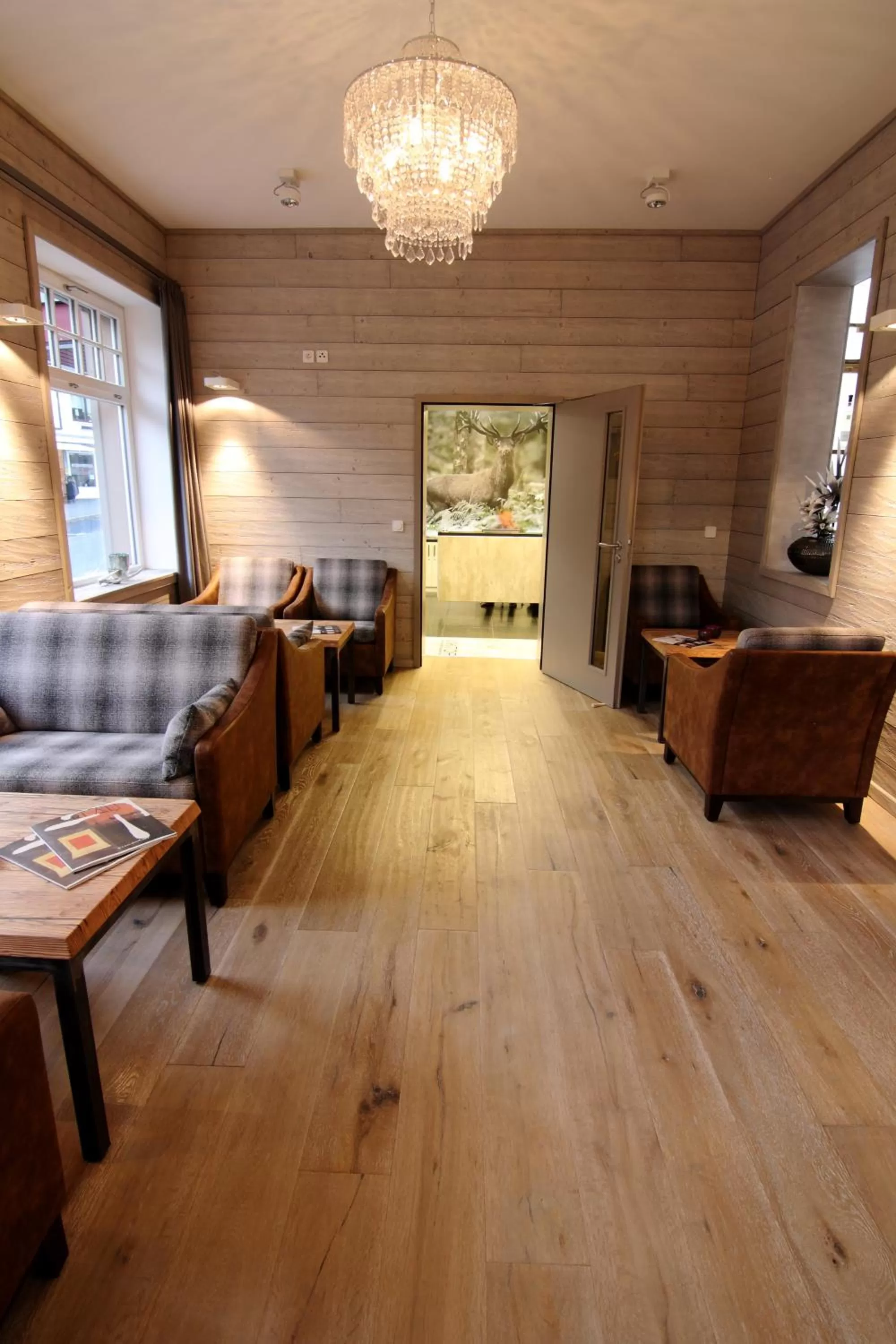 Lobby or reception in StrandBerg's Designhotel Viktoria