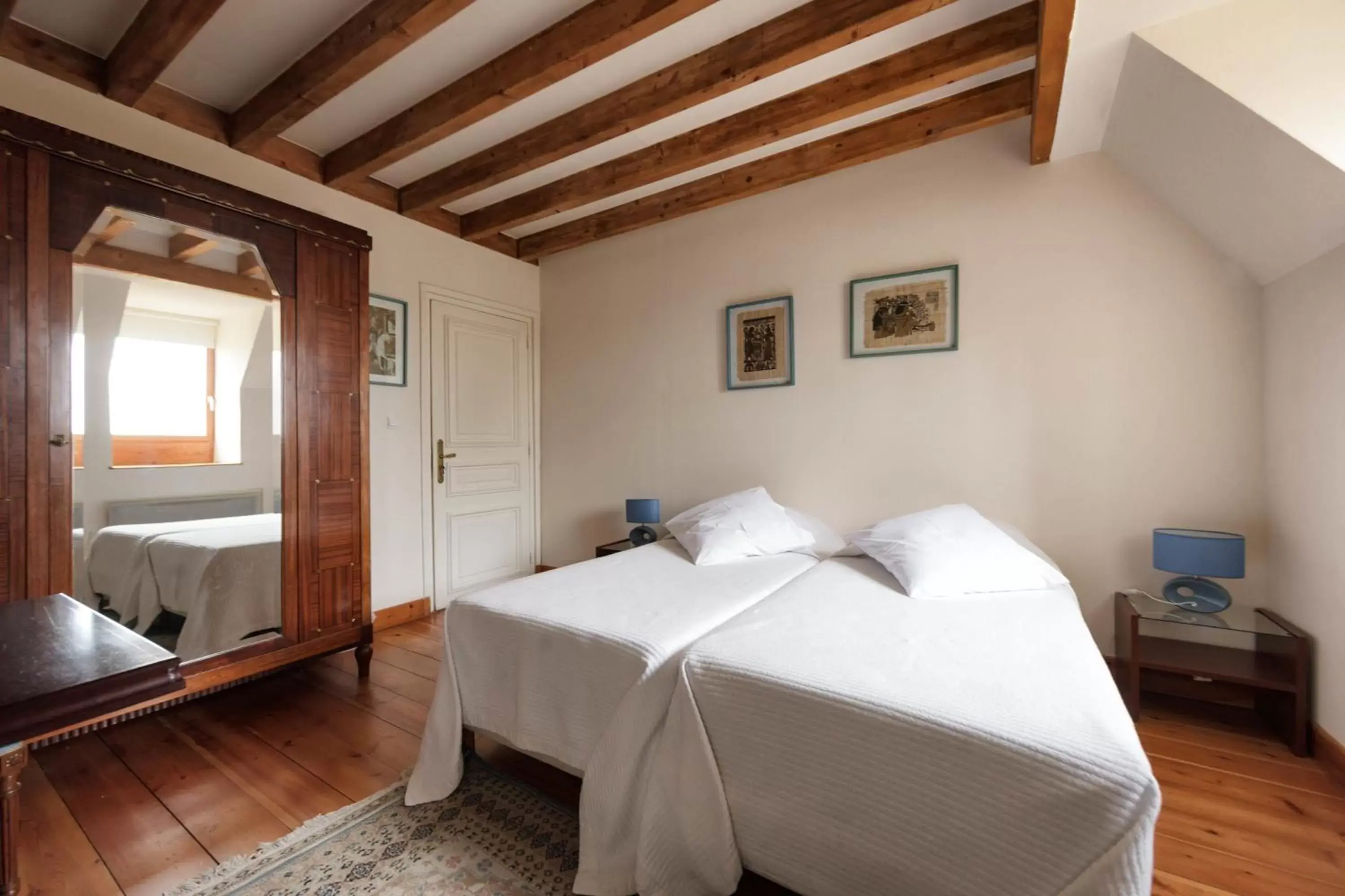 Bedroom, Bed in Château du Jard
