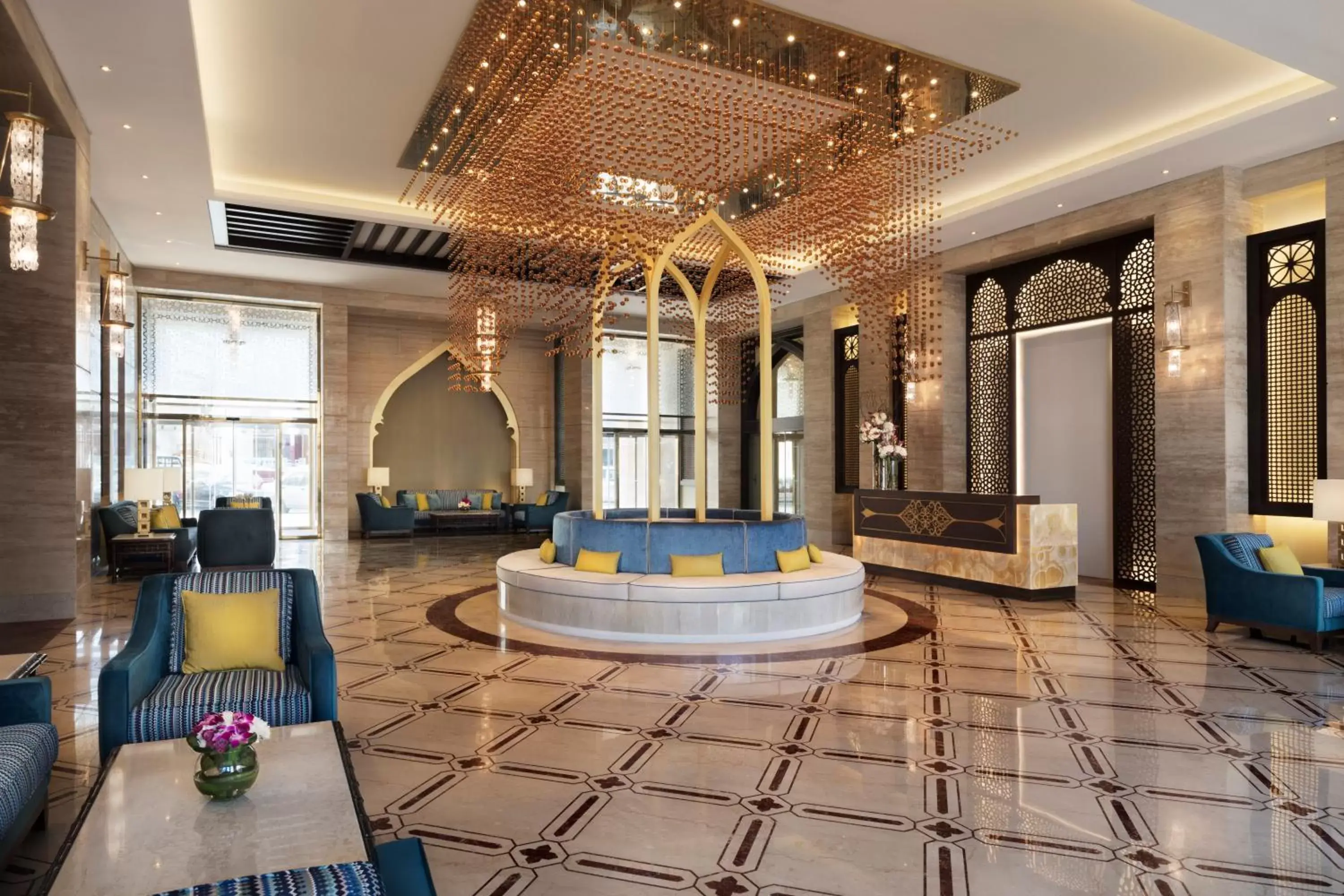 Lobby or reception in Al Najada Doha Hotel by Tivoli Lobby or reception in Al Najada Doha Hotel by Tivoli