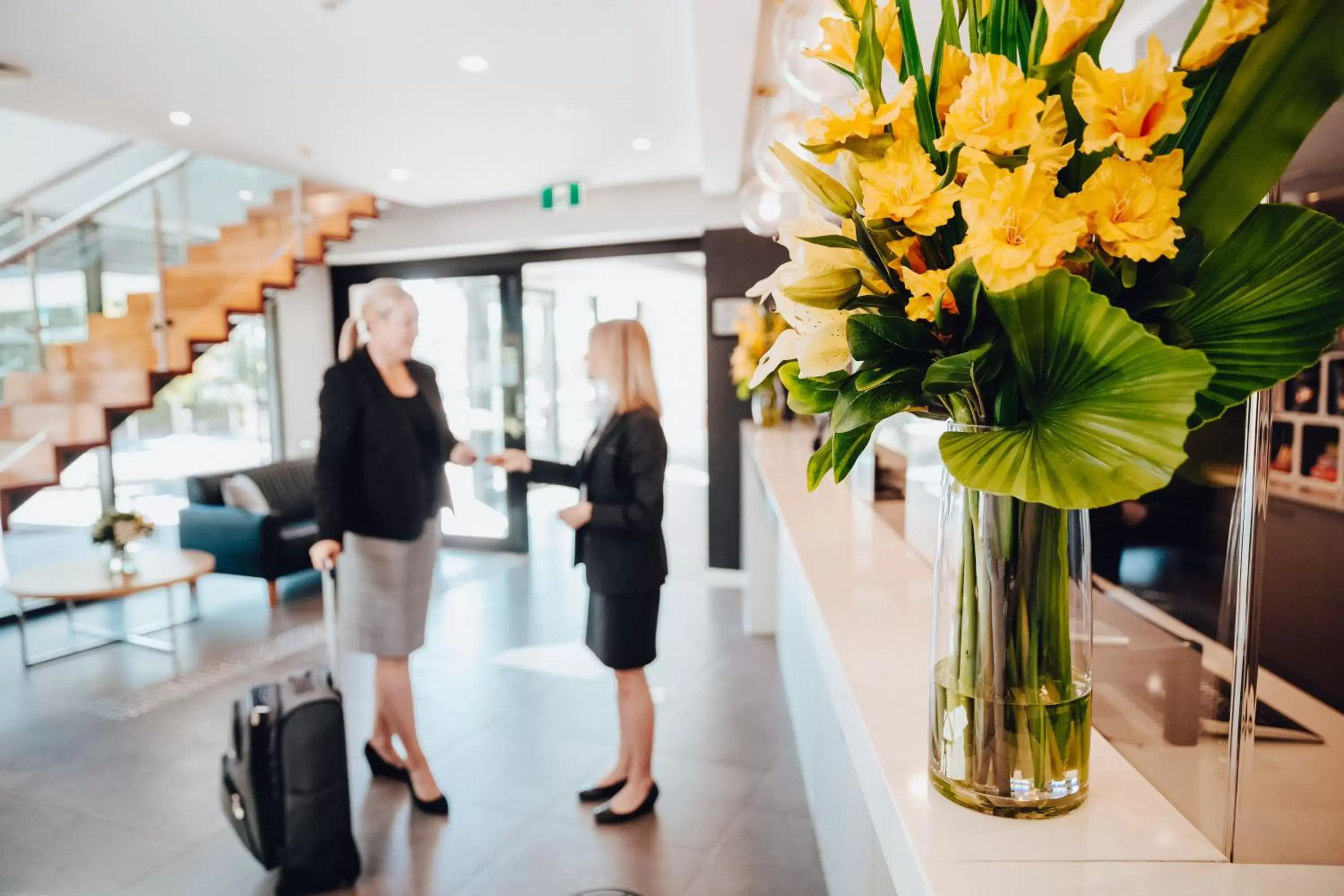 Lobby or reception in Quest Wodonga