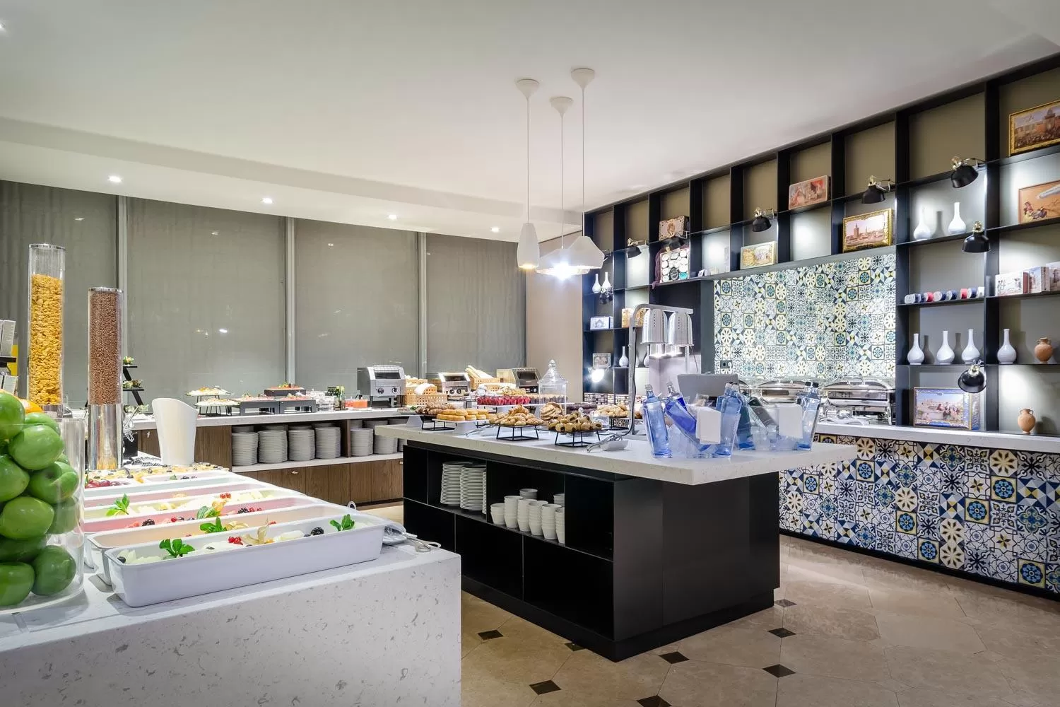 Buffet breakfast in Eurostars Torre Sevilla