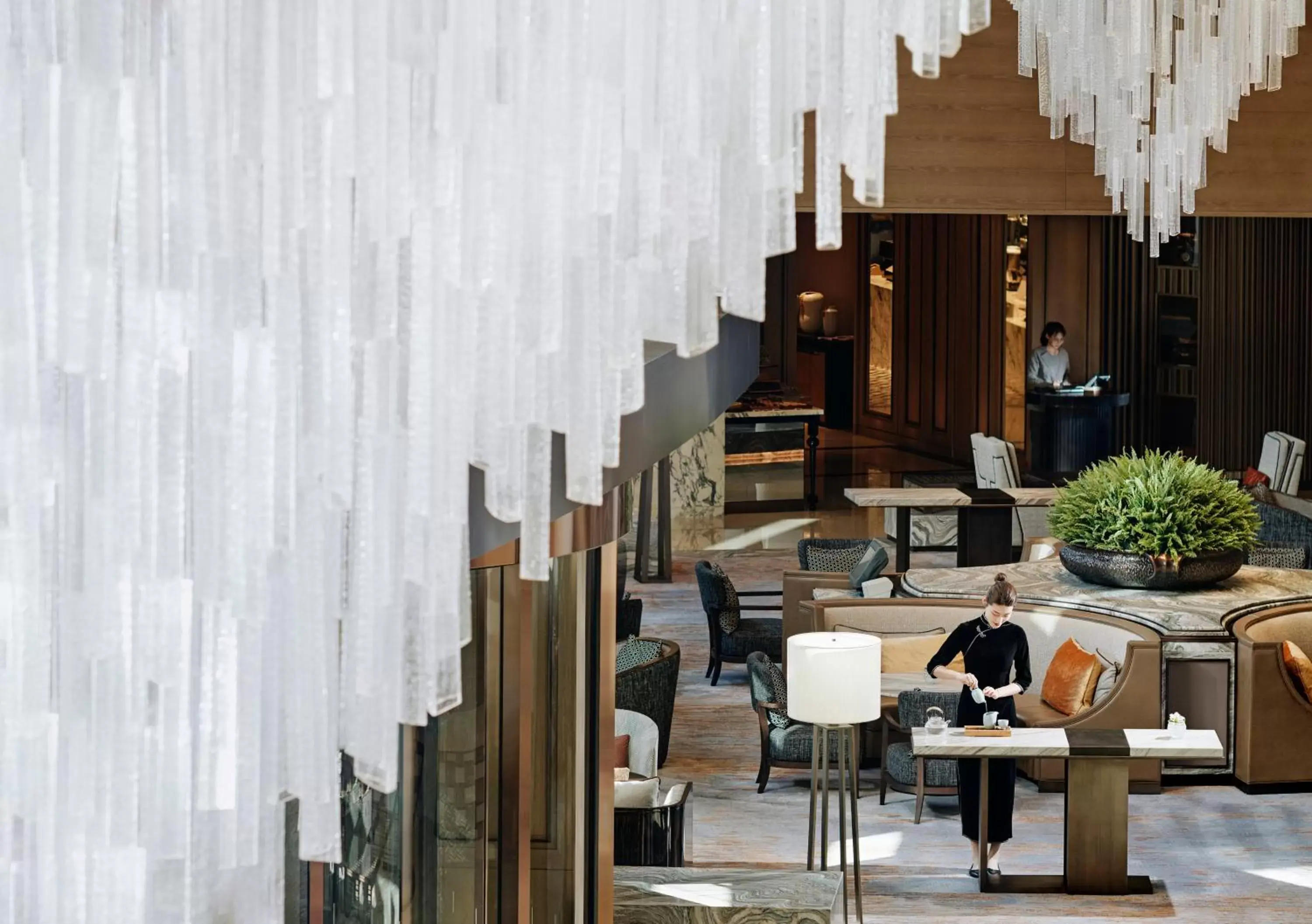 Lobby or reception, Restaurant/Places to Eat in Grand Hyatt Hangzhou