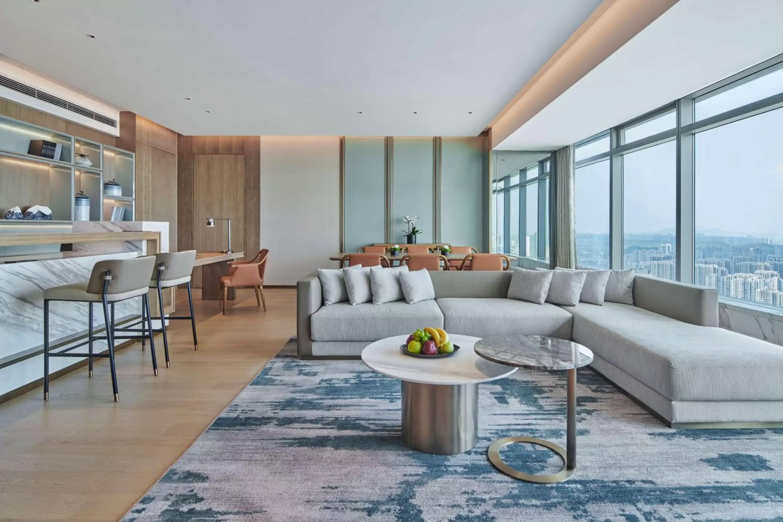 Living room in Hilton Changsha Riverside