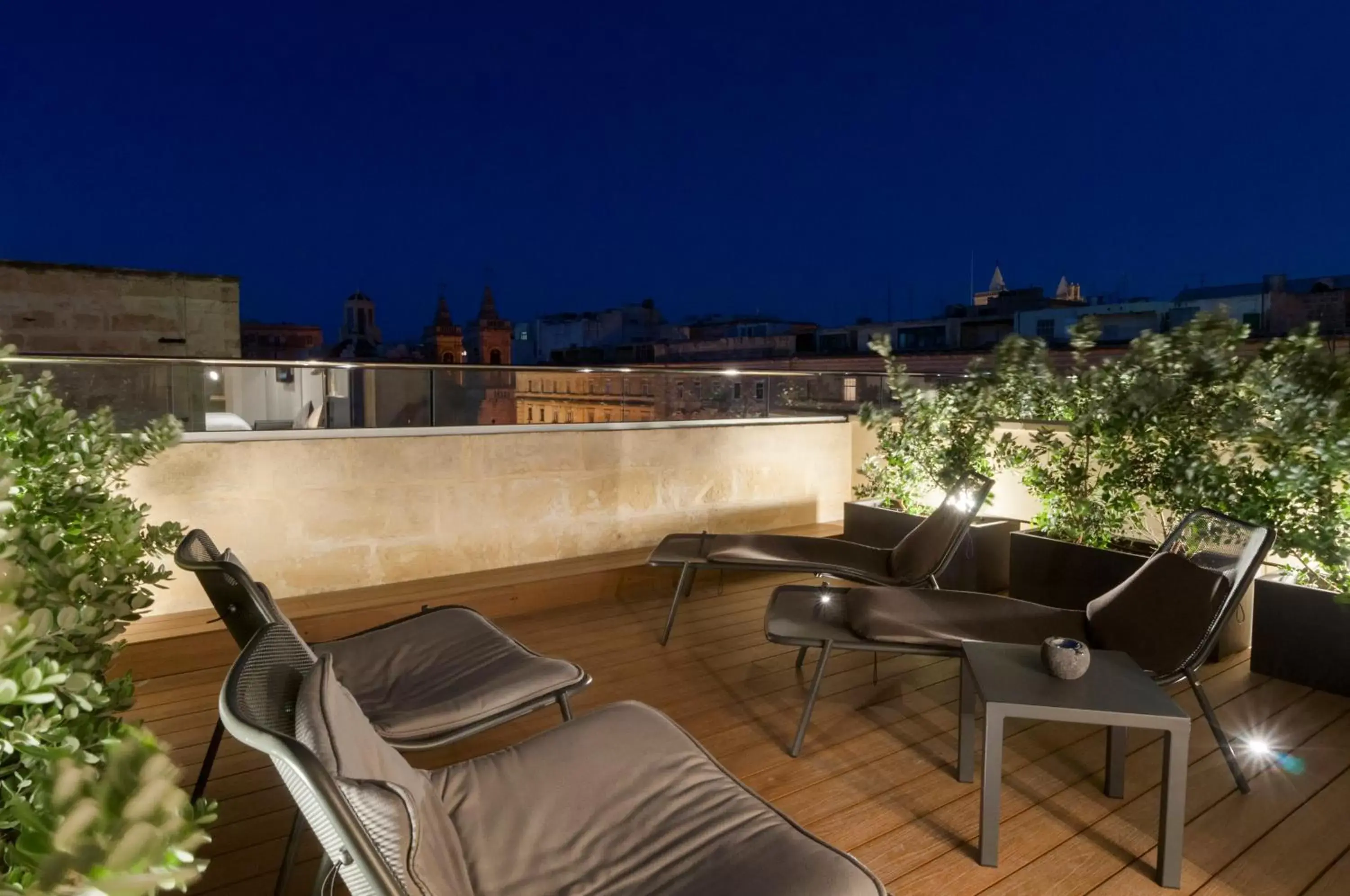 Balcony/Terrace in La Falconeria Hotel